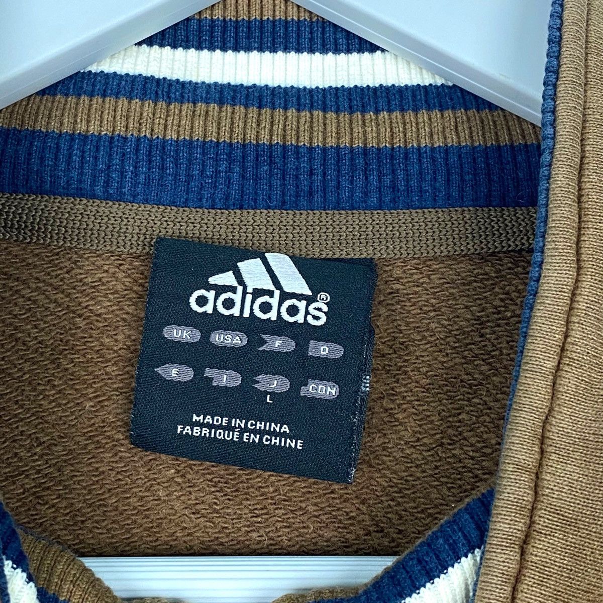 Adidas Adidas Jacket Sweater Full Zipper Sweatshirt Size US L / EU 52-54 / 3 - 6 Thumbnail