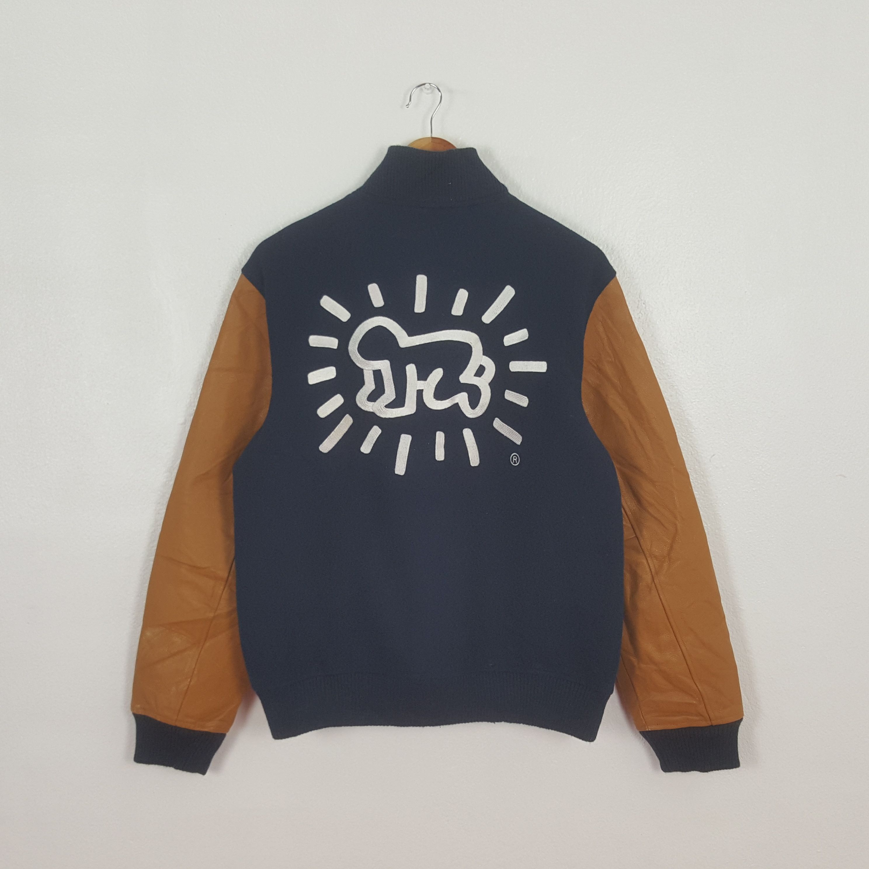 Columbia Vintage Columbia X Keith Haring Custom Varsity Jacket C305N4 Size US M / EU 48-50 / 2 - 1 Thumbnail