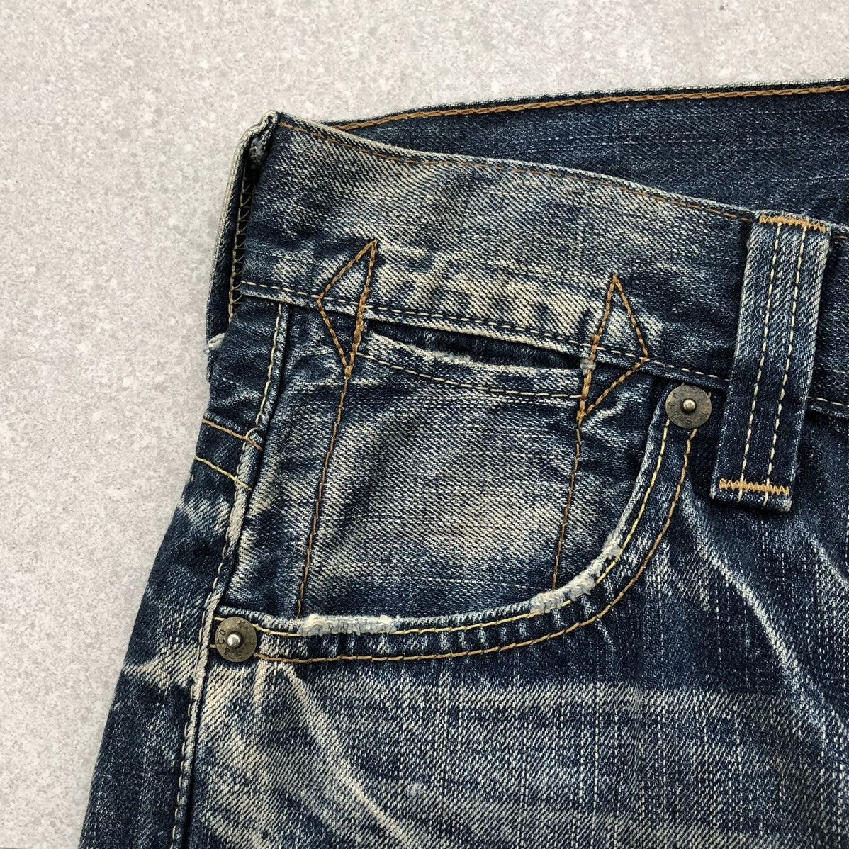 Levi's Vintage Levi's 503 straight-leg washed denim jeans Size US 31 - 4 Thumbnail