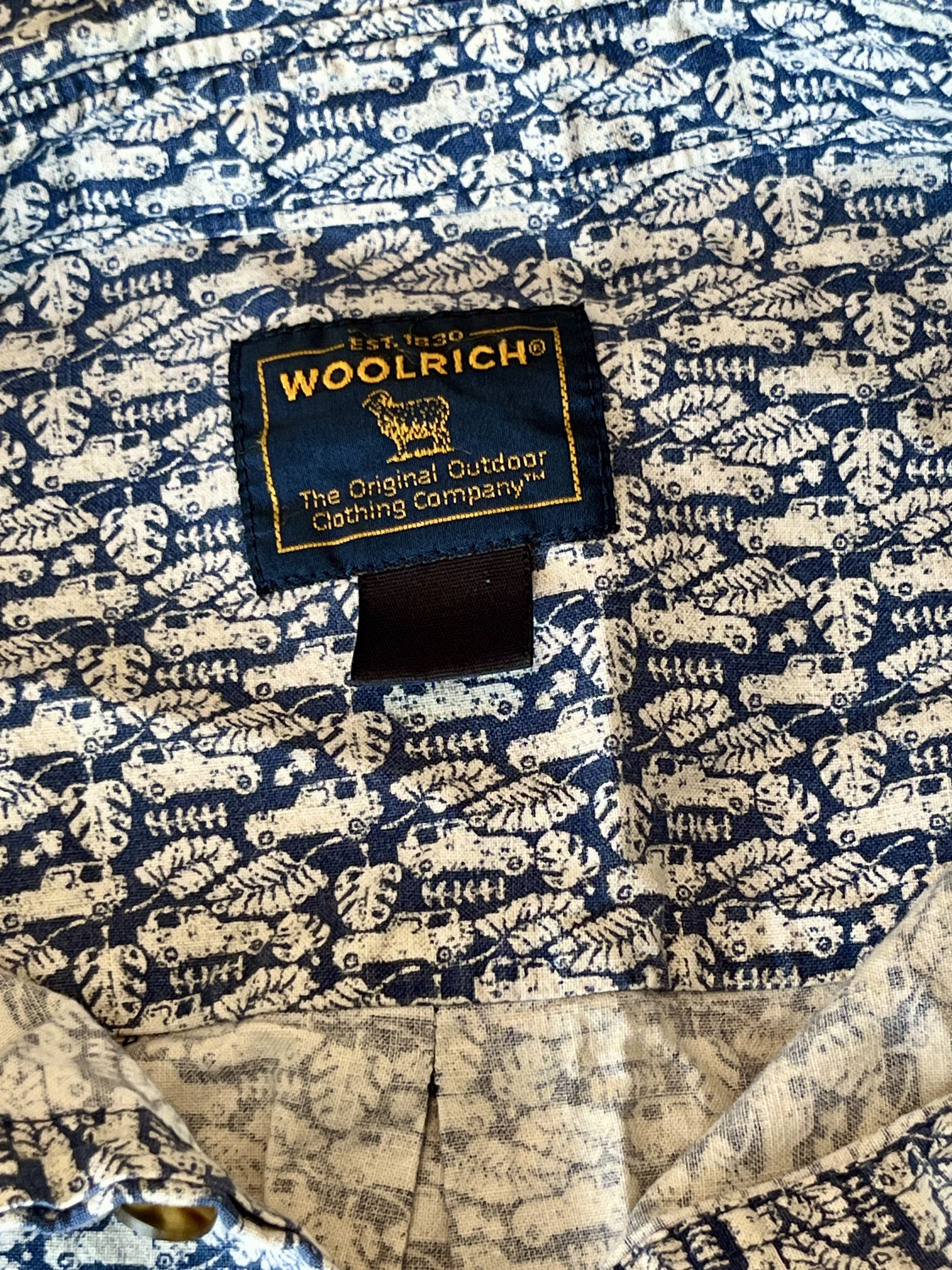 Woolrich Woolen Mills Woolrich Vintage SUV & Monstera Leaf Print Shirt 2XL Size US XXL / EU 58 / 5 - 4 Thumbnail