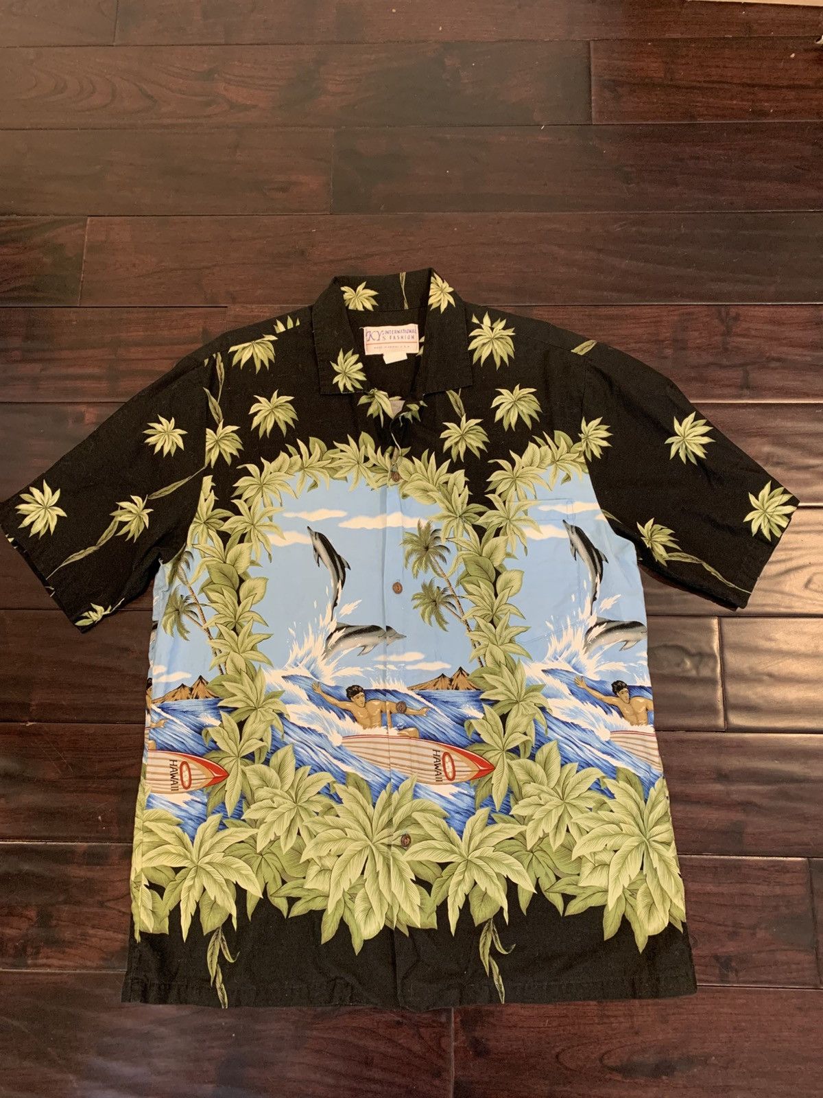 Vintage 90s Ky’s international hawaii button up Size US L / EU 52-54 / 3 - 1 Thumbnail