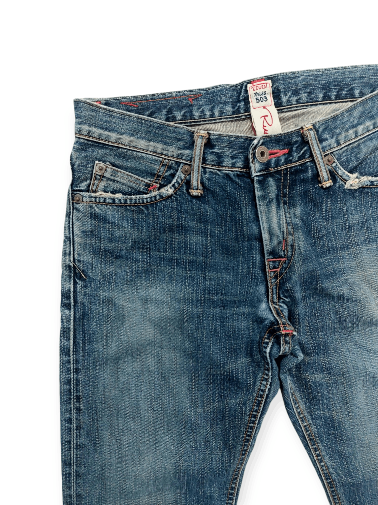 Edwin Flare Edwin Miss. 503 Rude Denim Size 30" / US 8 / IT 44 - 6 Thumbnail