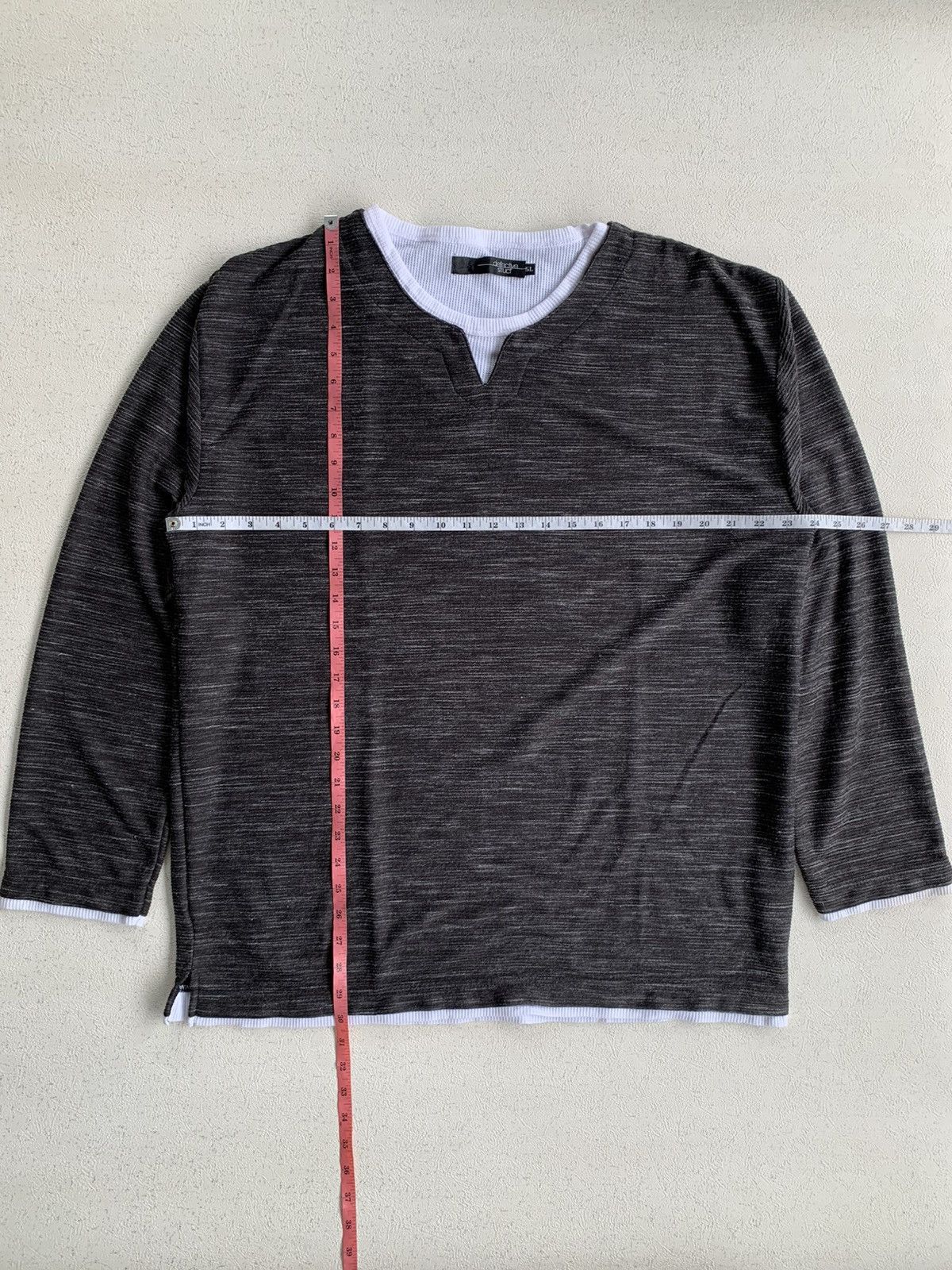 Japanese Brand Double Layer Defective Stuct Longsleeve issey miyake style Size US L / EU 52-54 / 3 - 2 Thumbnail