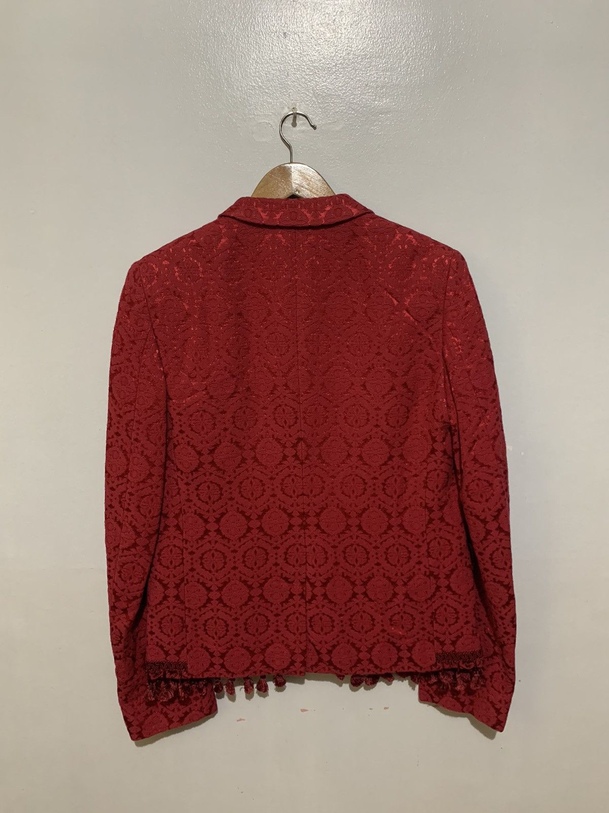 Comme des Garcons Homme Plus Comme des Garcons Homme Plus FW13 Brocade Tassel Blazer Size 38R - 3 Thumbnail