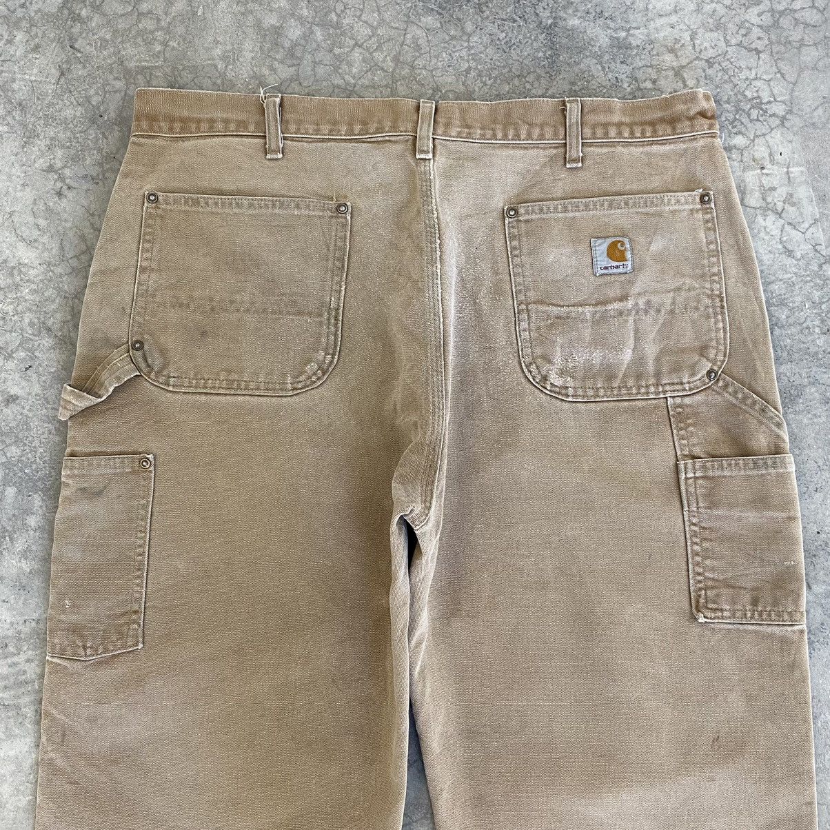 Carhartt VTG Carhartt Double Knee Faded Dirty Carpenter Pants Size US 38 / EU 54 - 18 Thumbnail