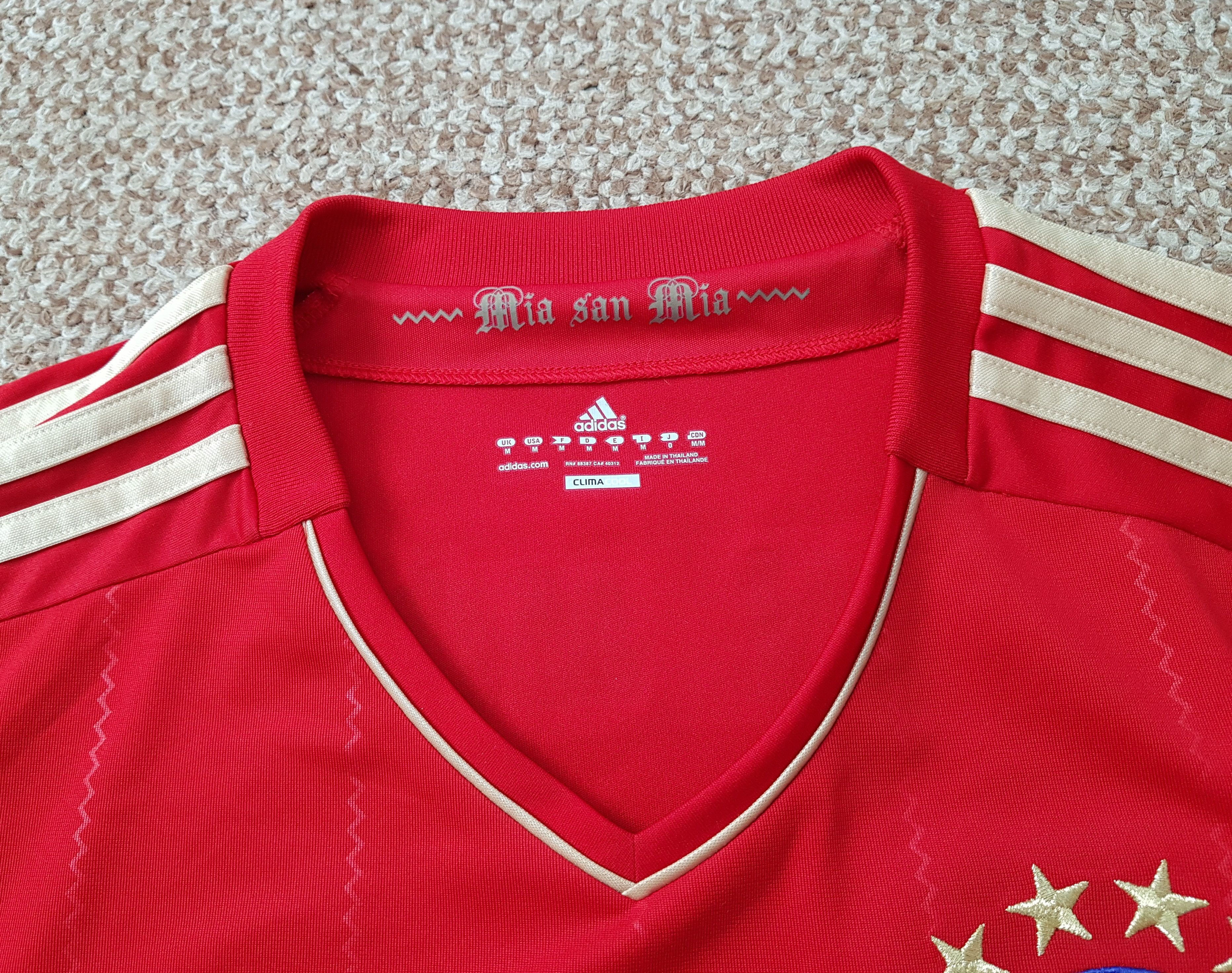 Adidas Adidas Bayern Munich 2012 Home Football Soccer Jersey Size US M / EU 48-50 / 2 - 11 Thumbnail