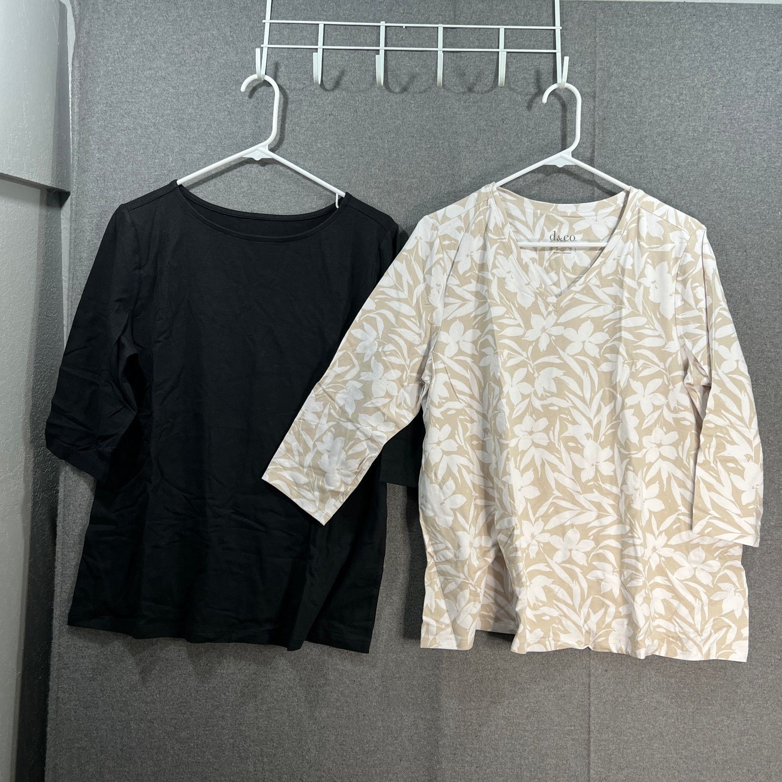 Other Denim & Co. Essentials Favorite Jersey Set of Two Knit Size M / US 6-8 / IT 42-44 - 1 Thumbnail