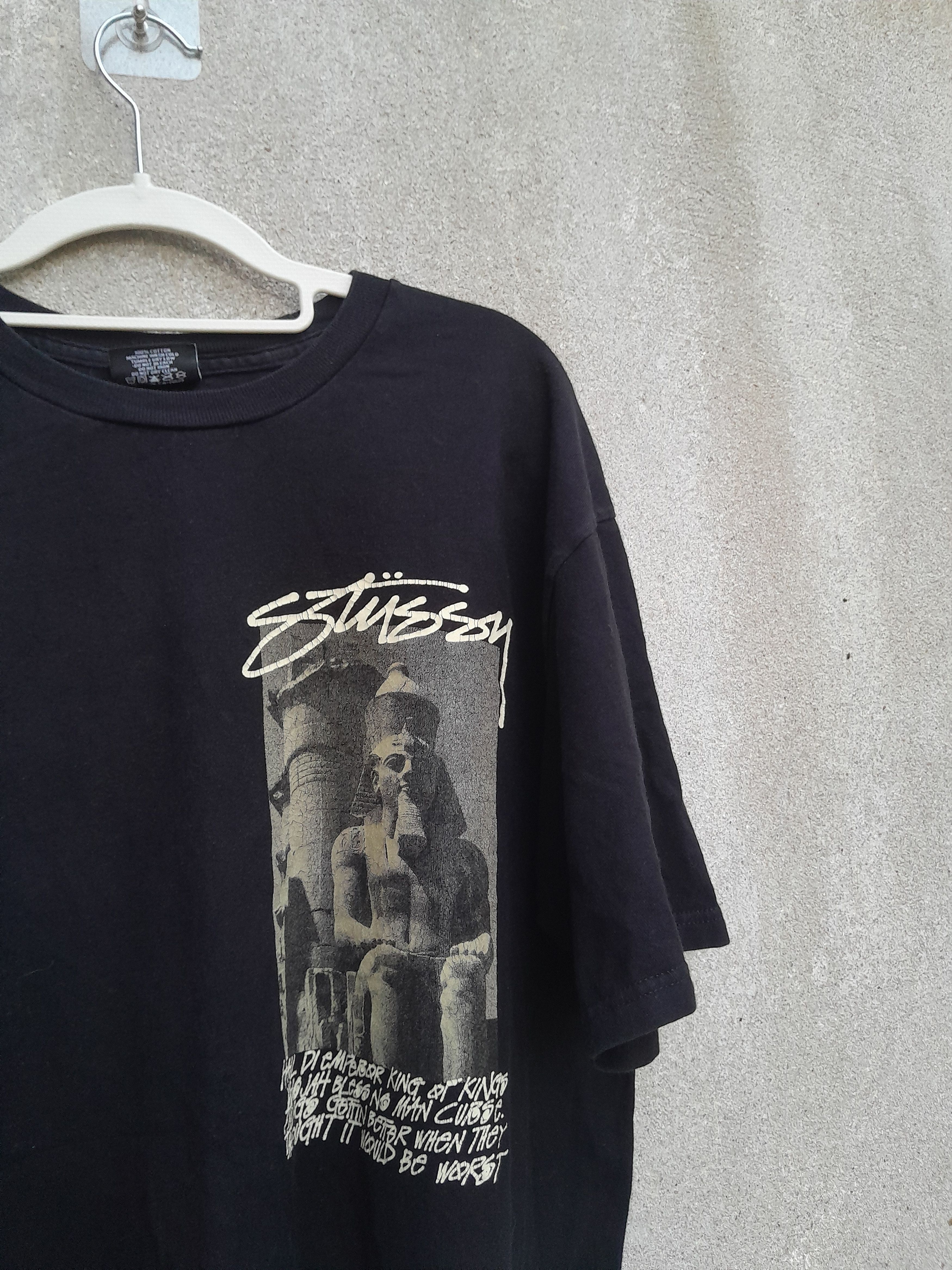 Stussy Stussy "Eye of Horus" Egyptian Graphic T-Shirt - Black Size US L / EU 52-54 / 3 - 3 Thumbnail
