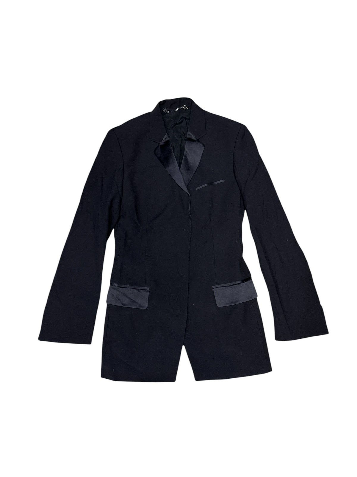 Gucci GUCCI BLACK TIE ONE SUIT COAT JACKET Size XS / US 0-2 / IT 36-38 - 2 Thumbnail