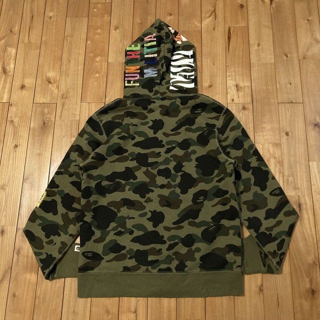 Bape BAPE Tiger Full Zip Hoodie 1st Camo Green a bathing ape Size US XL / EU 56 / 4 - 2 Thumbnail