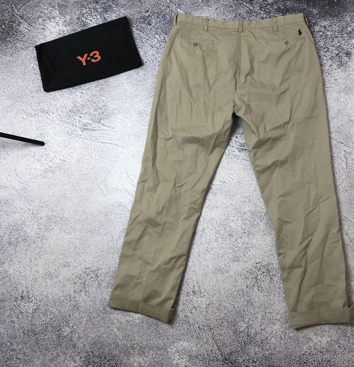 Vintage Mens casual pants Polo Ralph Lauren size 40/35 rare usa y2k Size US 40 / EU 56 - 6 Thumbnail