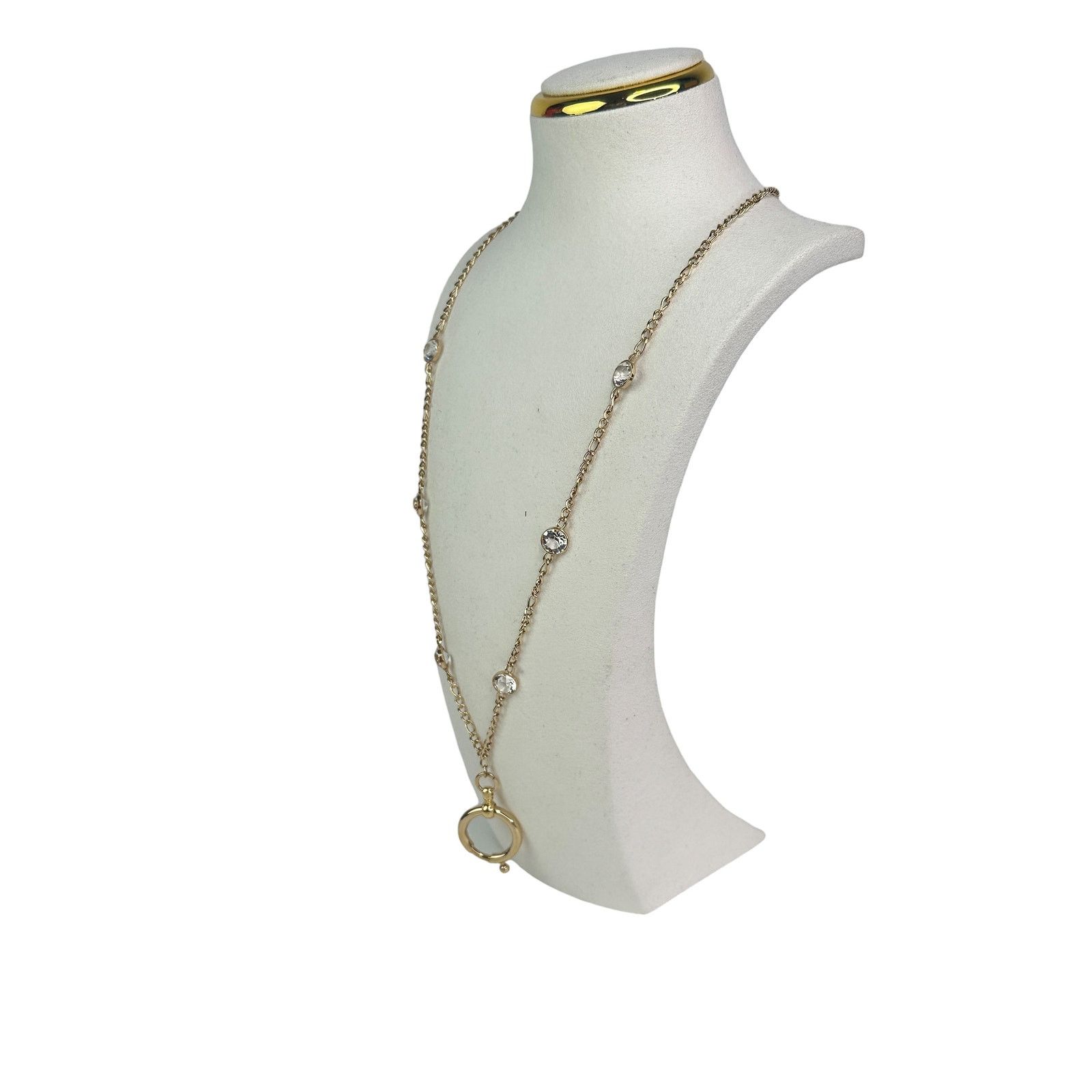 Swarovski Swarovski Curiosa ring holder necklace Gold tone Size ONE SIZE - 2 Thumbnail