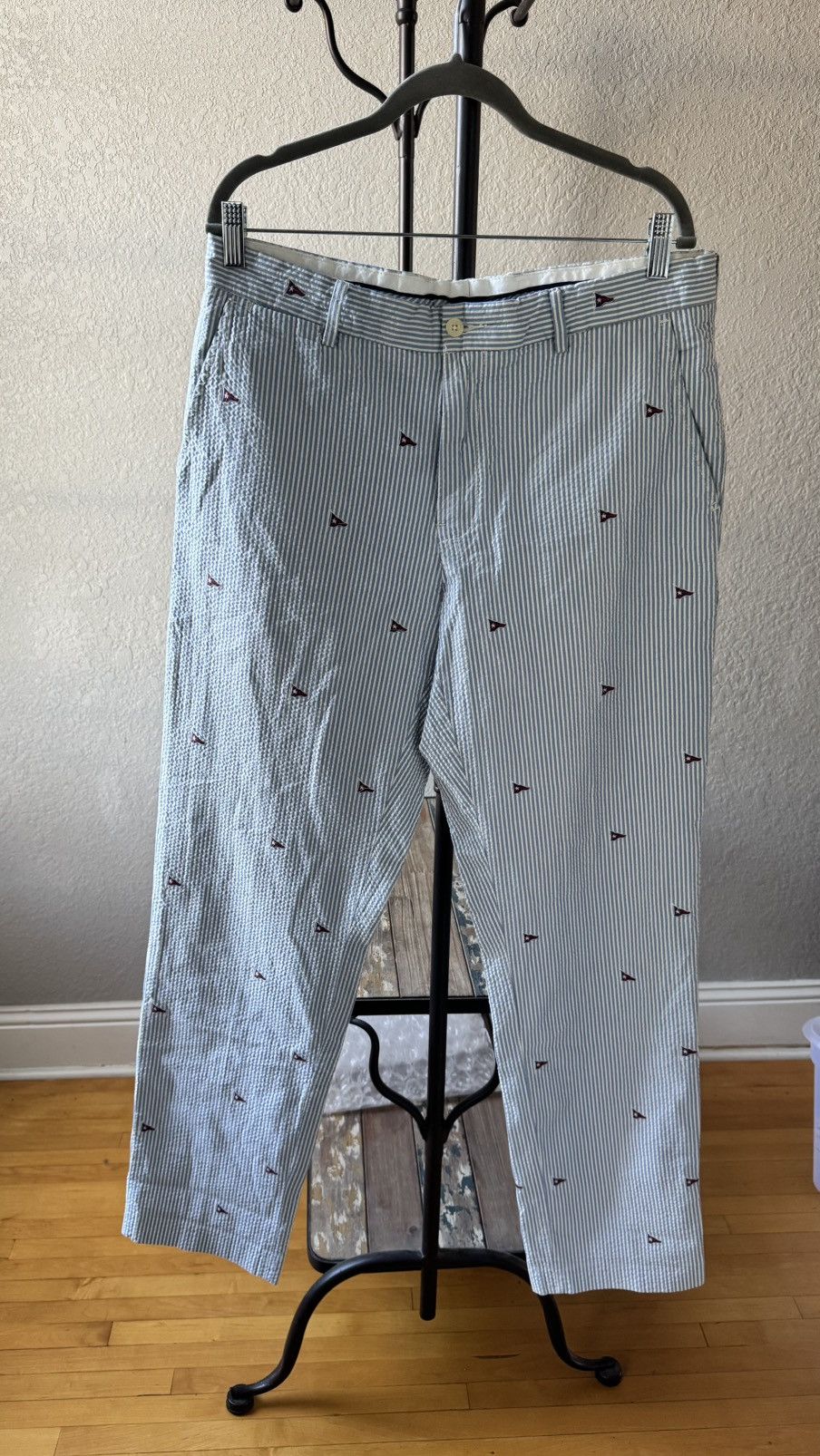 Polo Ralph Lauren Polo by Ralph Lauren Seersucker Pants Size US 34 / EU 50 - 1 Thumbnail