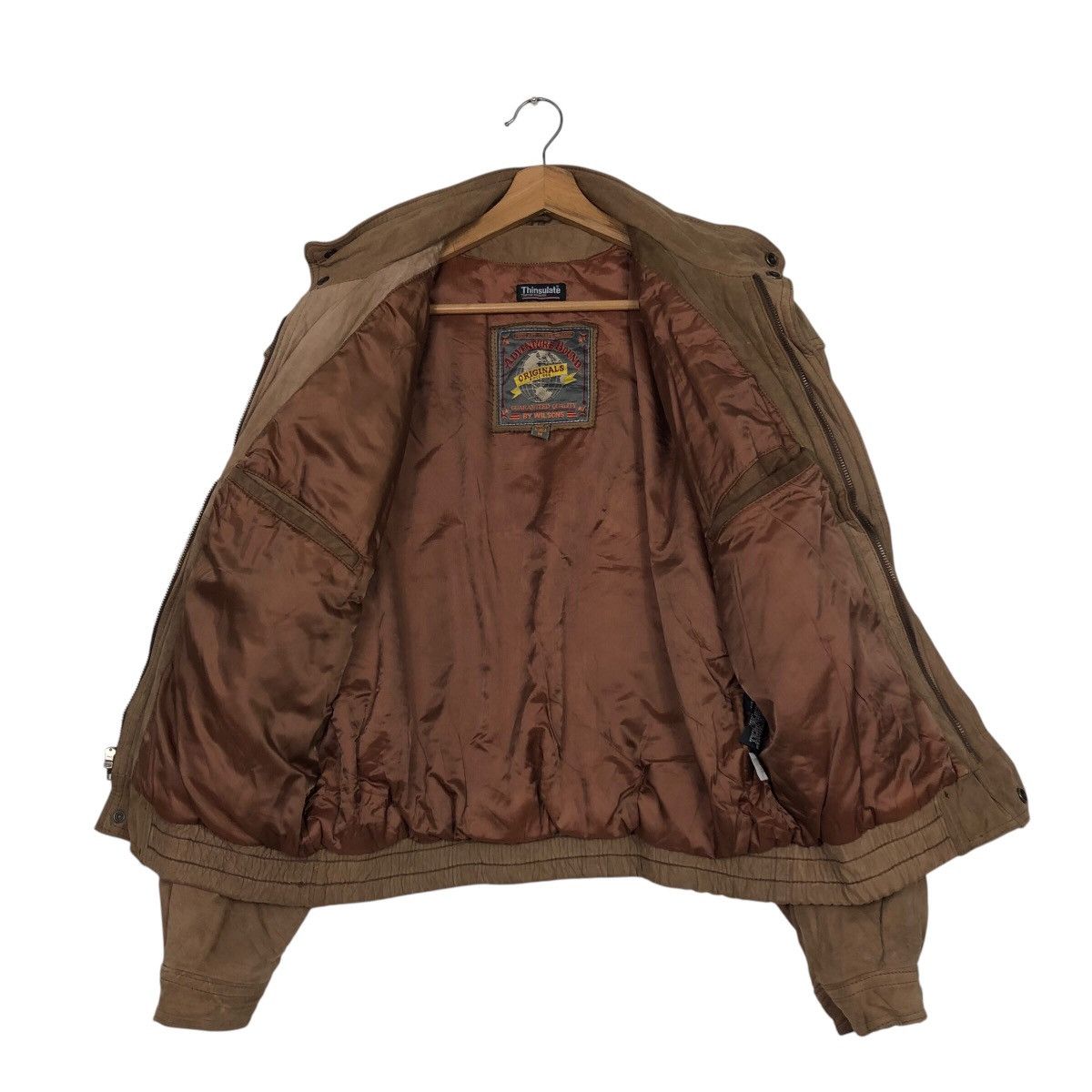 Japanese Brand 📌Vintage Bomber Leather Jacket Adventure Bound Issey Miyake Size US M / EU 48-50 / 2 - 14 Thumbnail