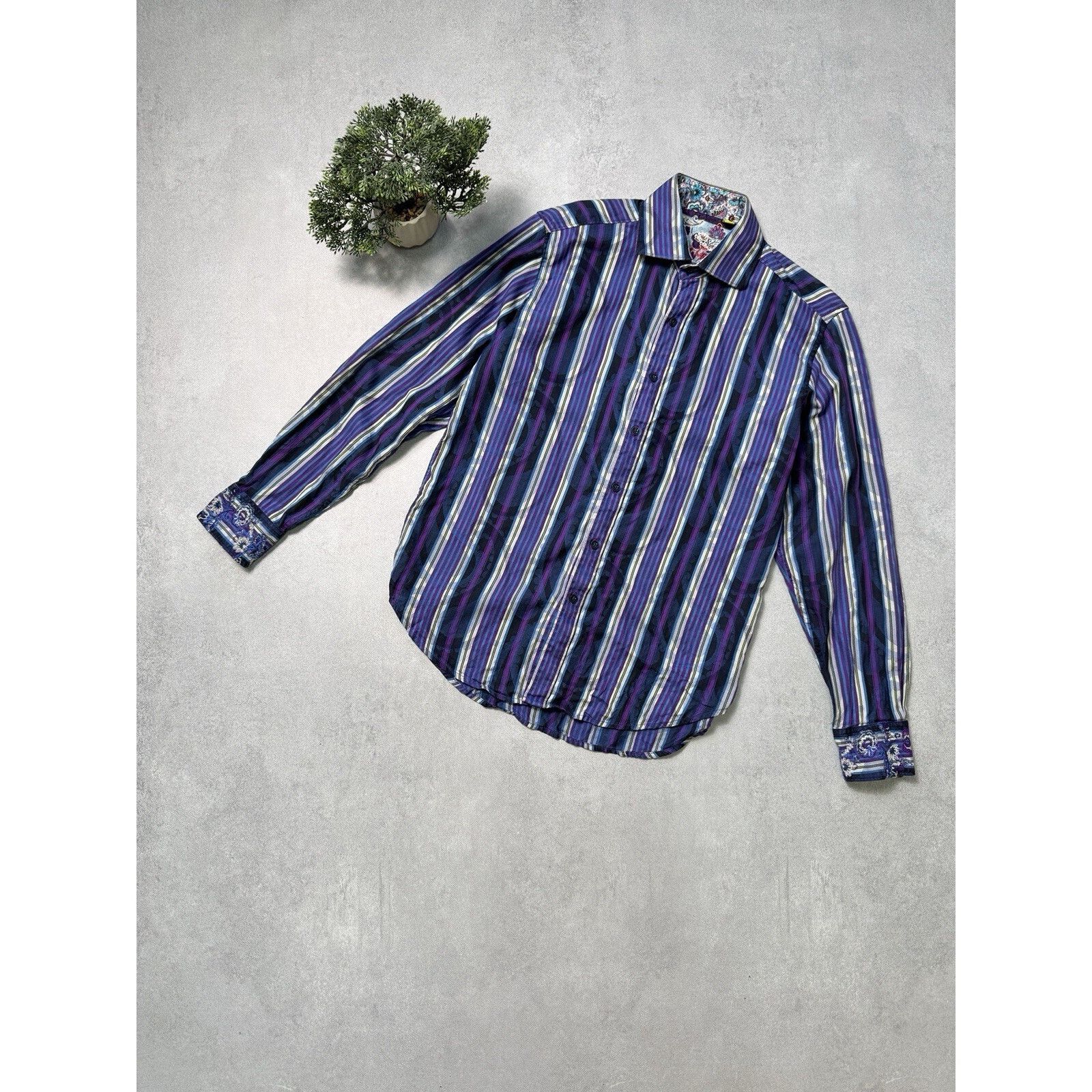 Robert Graham Robert Graham Multicolored Long Sleeve Button Up Shirt Size US M / EU 48-50 / 2 - 1 Thumbnail