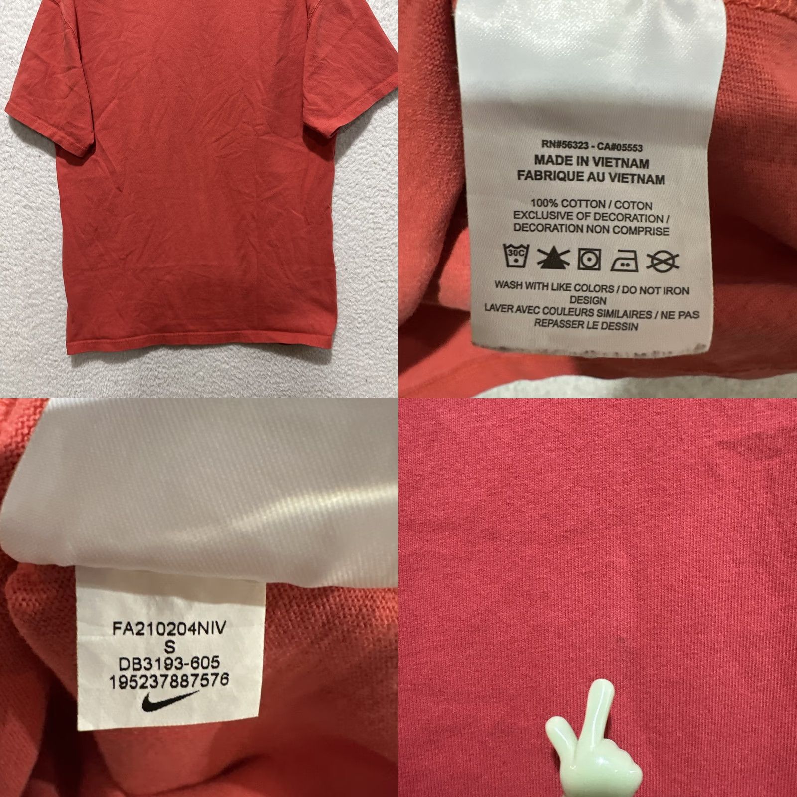 Nike Nike Sportswear Premium Essential T-Shirt Men S Red Logo Shirt Size US S / EU 44-46 / 1 - 8 Thumbnail