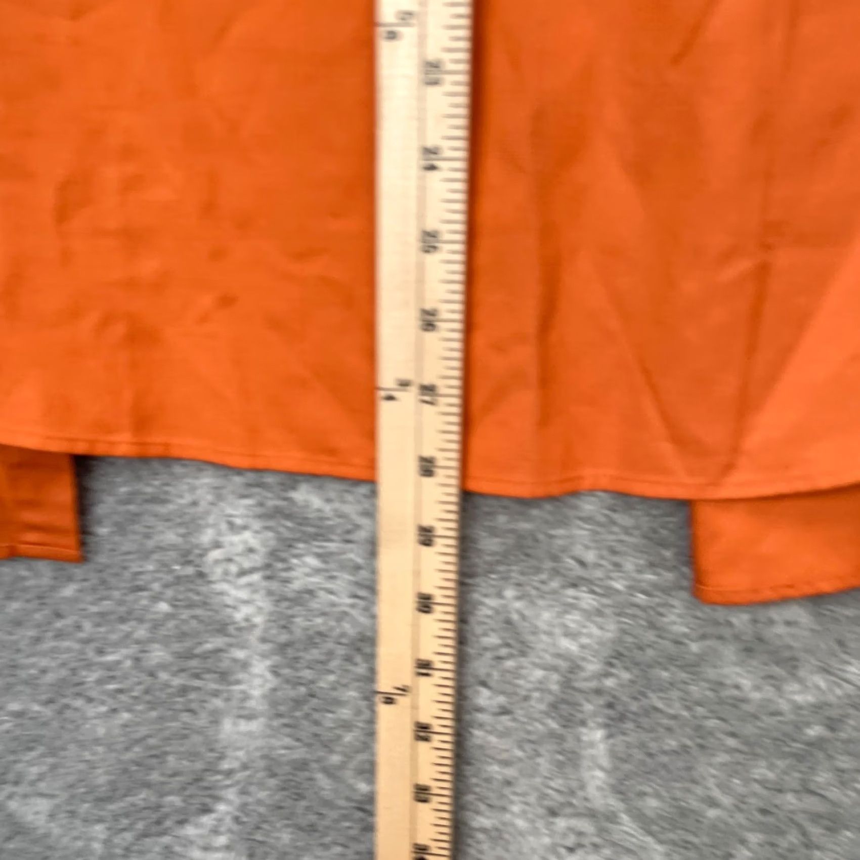 Vintage Androgynous Fox Shirt XXXXL Orange Cotton Button Up Casual Classic Pride Womens Regular Short Sleeve Collared Button-Up Size XXL / US 16-18 / IT 52-54 - 7 Thumbnail