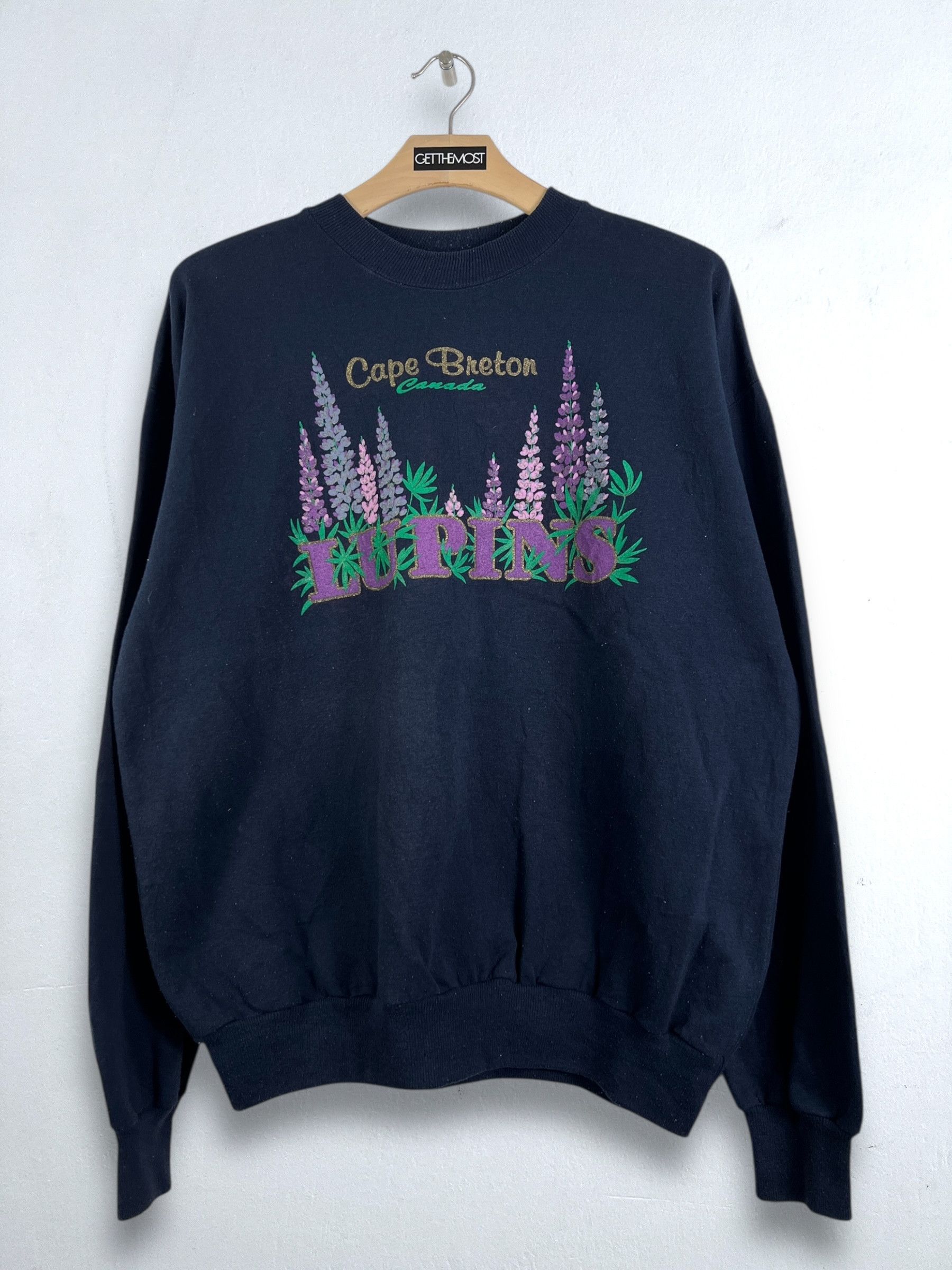 Vintage No.4876 VTG 90s Cape Breton Canada Souvenir Sweatshirt (L) Size US L / EU 52-54 / 3 - 1 Thumbnail