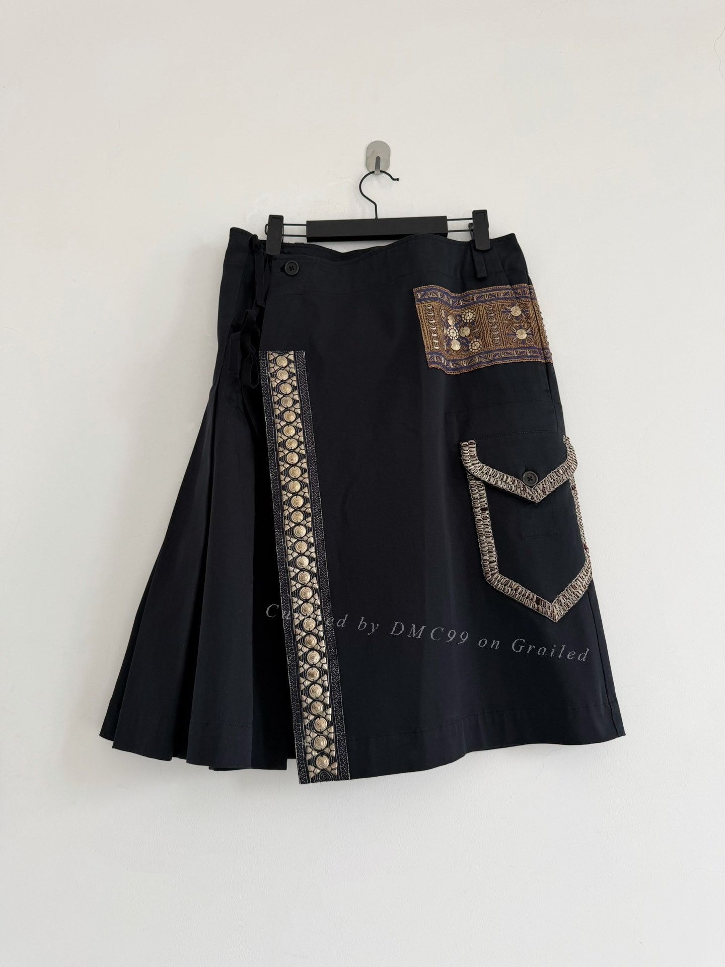 Dries Van Noten Dries Van Noten 2015 FW Apron Skirt Size 42" / US 20 - 1 Thumbnail
