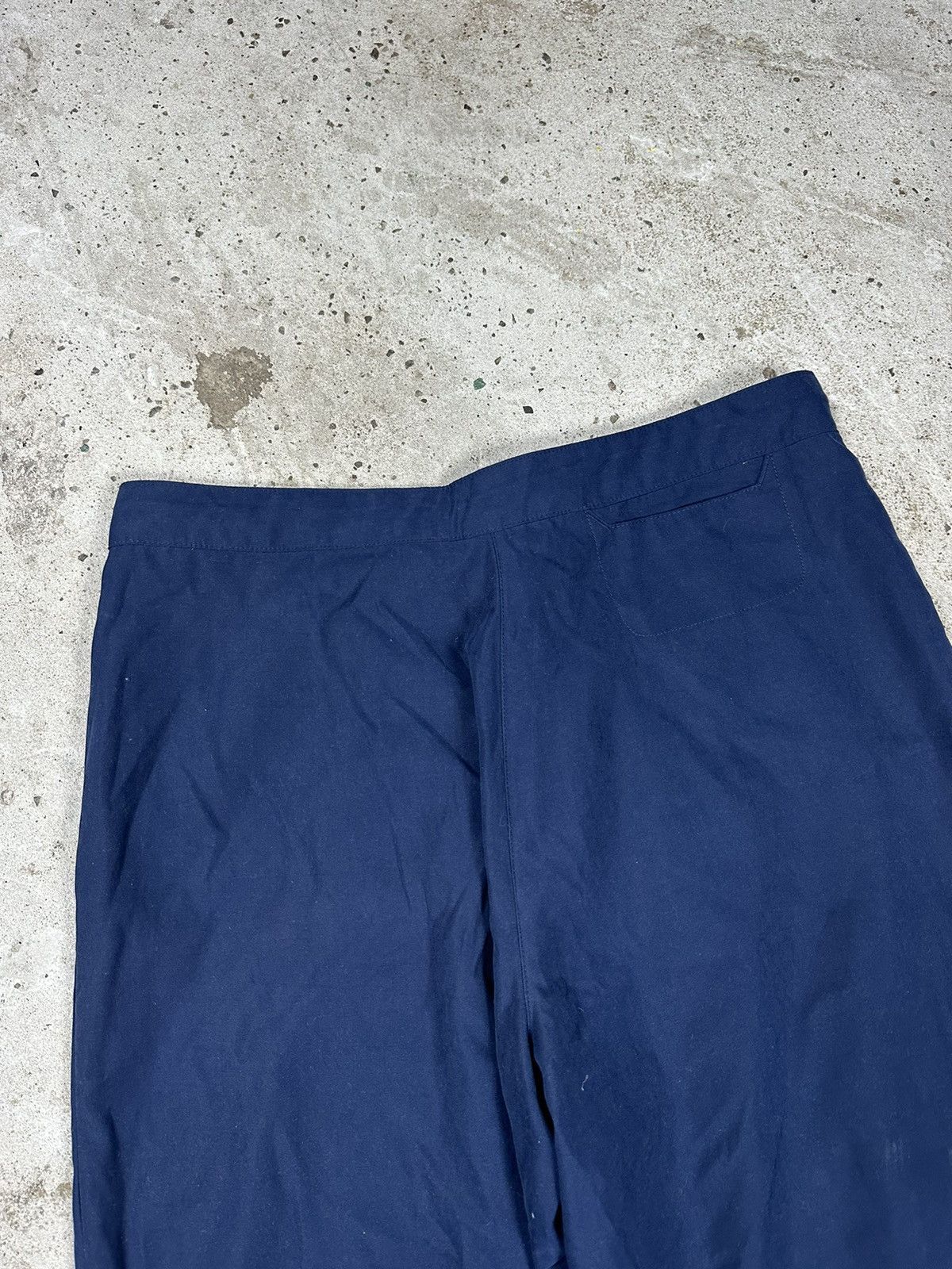 Vintage Y2K Nike Baggy Track Pants Navy Swoosh