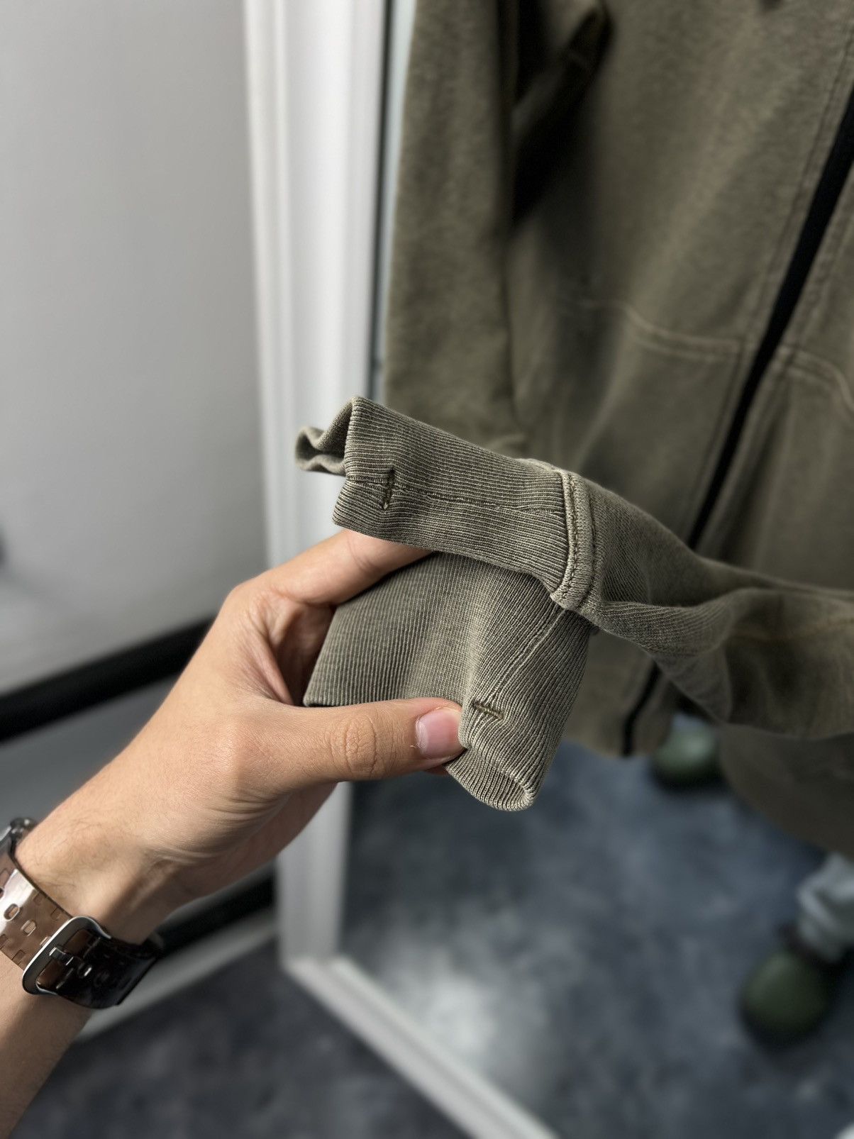 Designer × Stone Island Stone Island Khaki Green Hoodie L — Perfect Condition Size US L / EU 52-54 / 3 - 10 Thumbnail