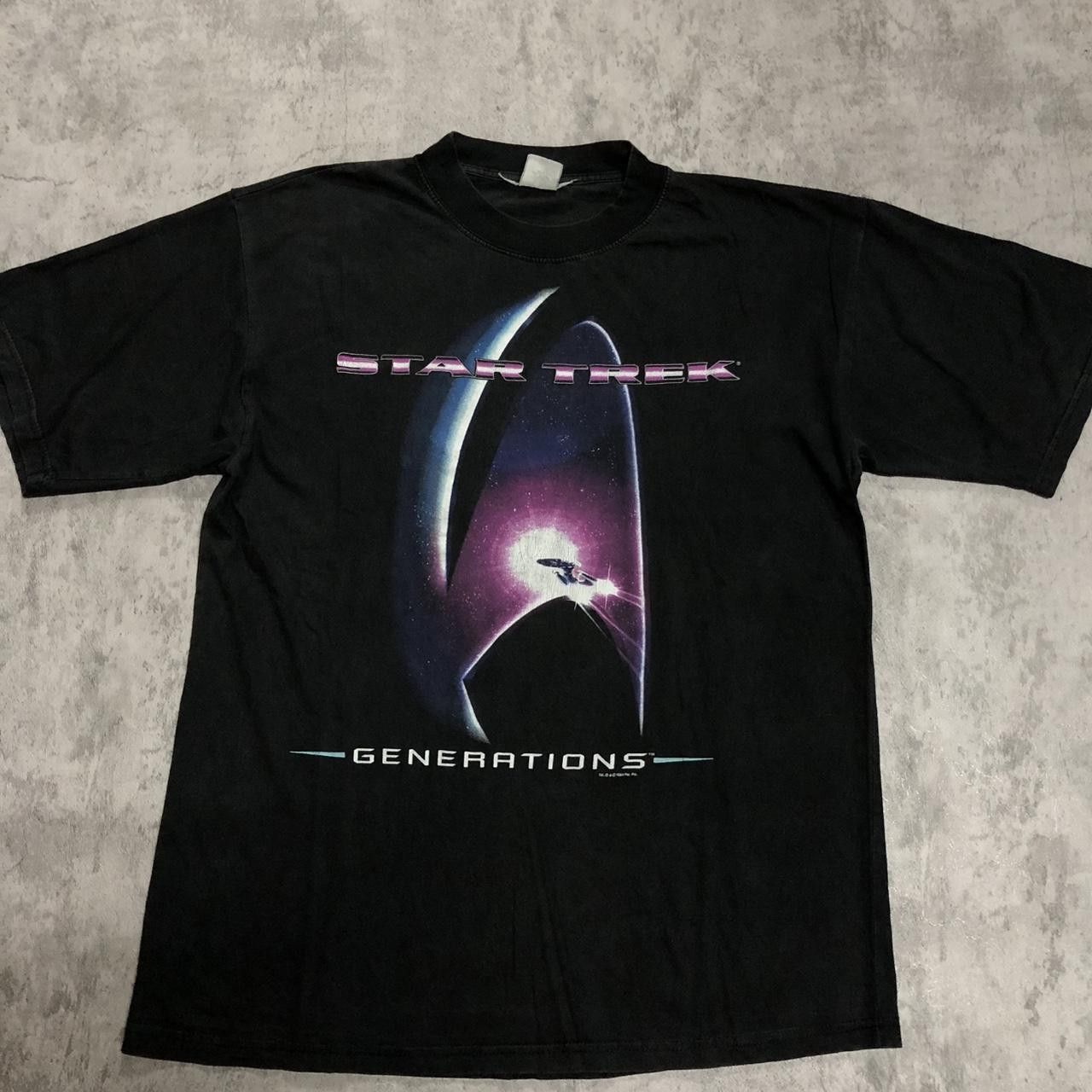 Other 1997 Star Trek Generations movie promo tee #StarTrek tee Size US L / EU 52-54 / 3 - 1 Thumbnail