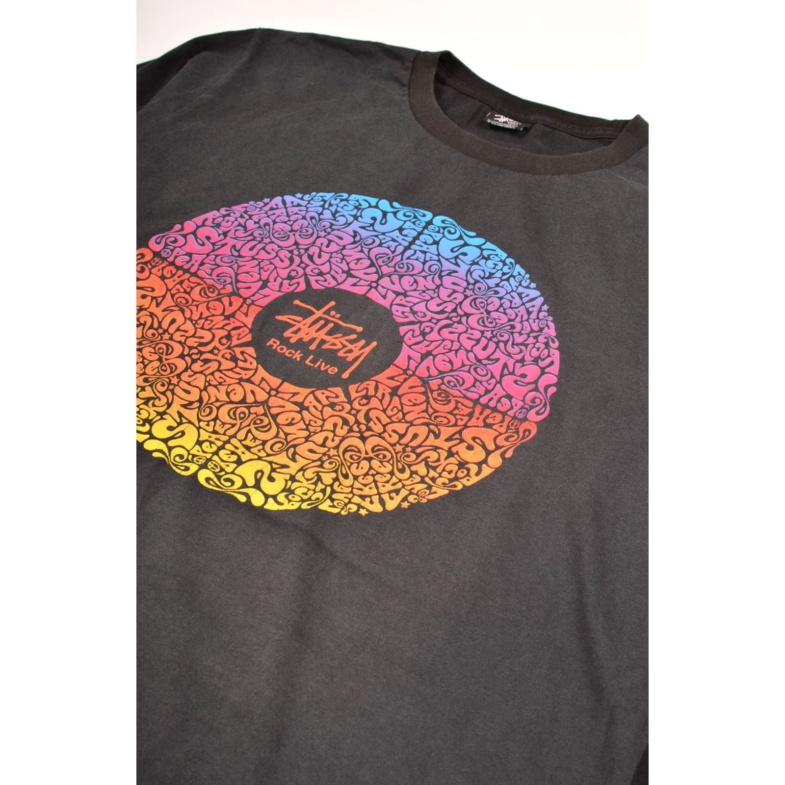 Olive Stussy Rock Live Vintage Long Sleeve T-Shirt Tee Made in Mexico Size XL Black Mens Shirts XL Vintage Rock Live T-Shirt Size US XL / EU 56 / 4 - 2 Thumbnail