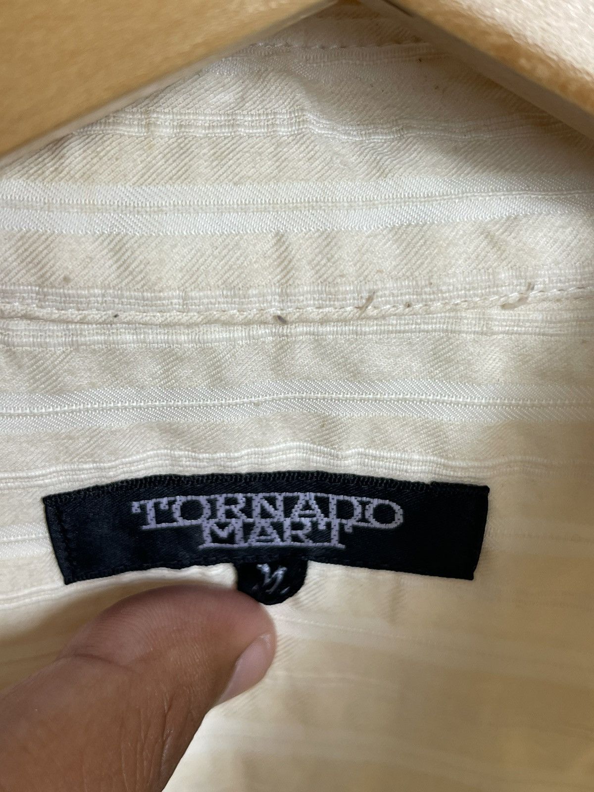 Japanese Brand × Tornado Mart Tornado Mart Distressed Sleeveless Button Shirt Size US M / EU 48-50 / 2 - 4 Thumbnail