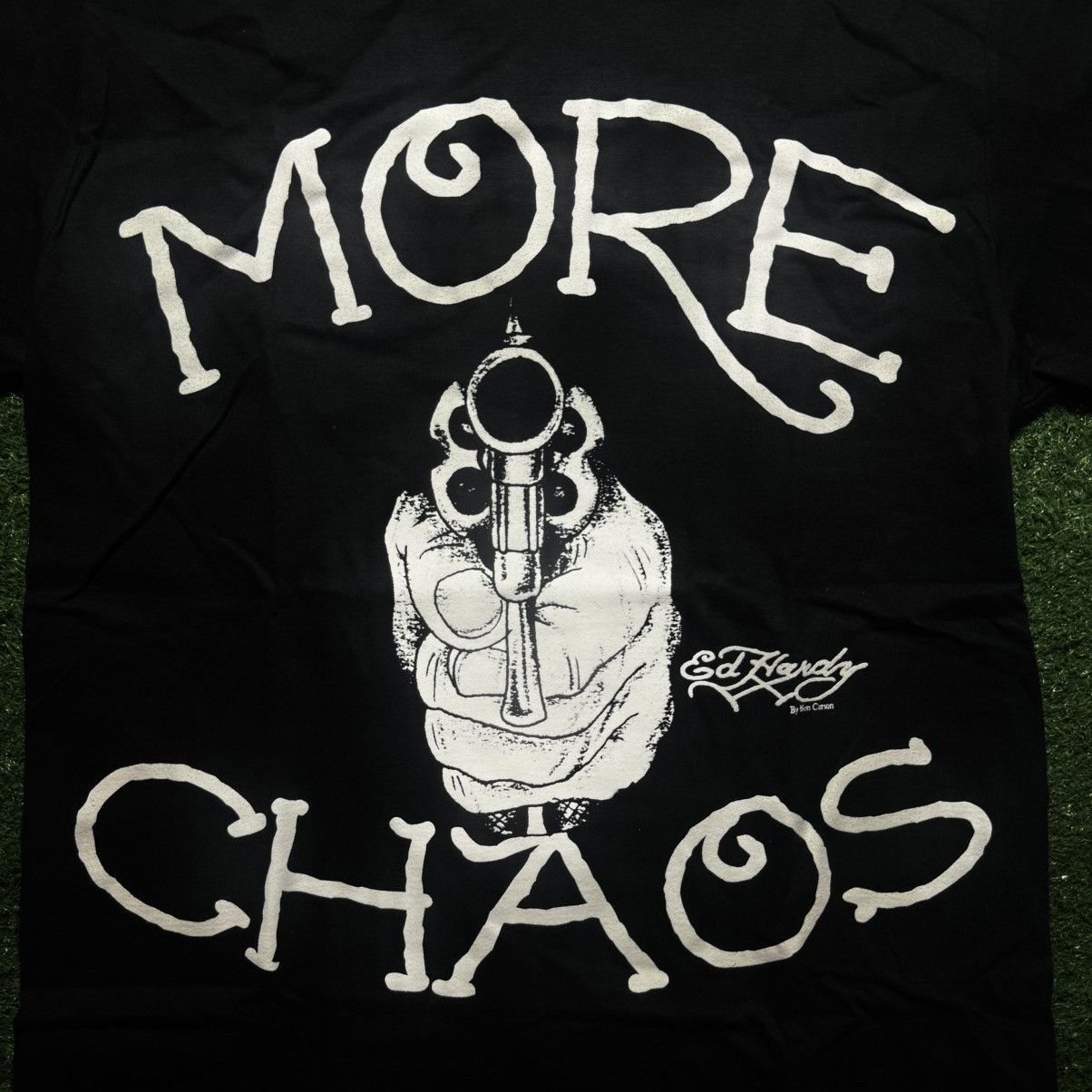 Ed Hardy × Ken Carson KEN CARSON X ED HARDY “ MORE CHAOS “ .38 BARREL MERCH Size US S / EU 44-46 / 1 - 3 Thumbnail