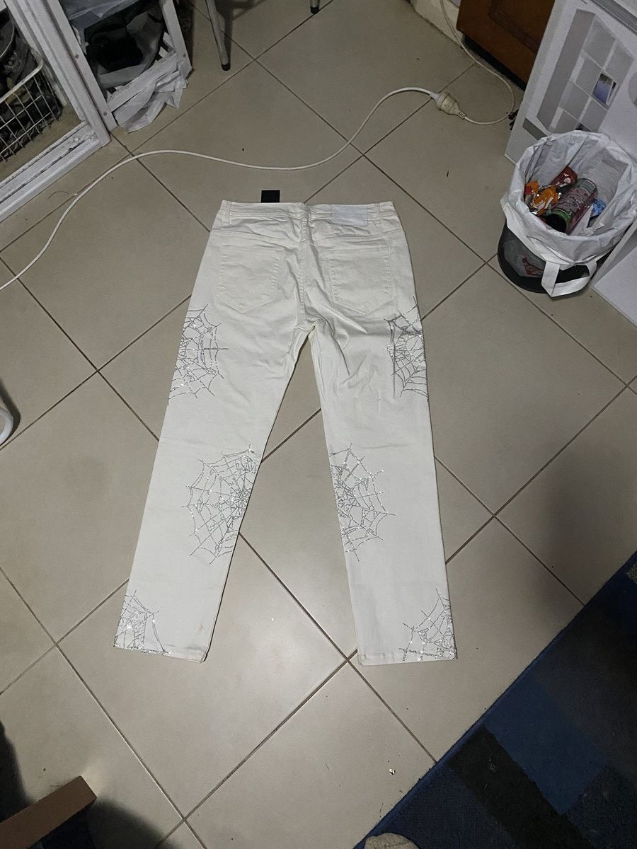 Other Juvenile white rhinestone jeans Size US 40 / EU 56 - 2 Thumbnail