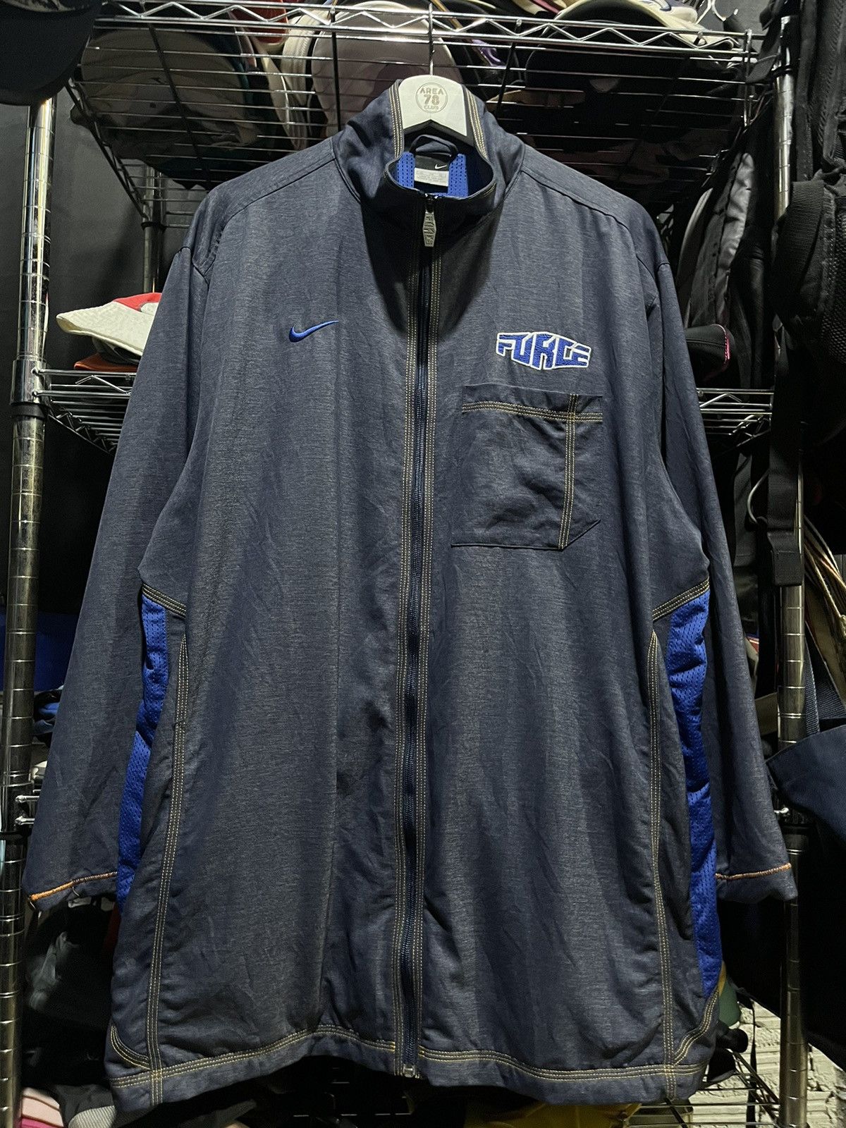 Nike Nike Force Basketball Swoosh Jacket 2004s Size US XL / EU 56 / 4 - 1 Thumbnail