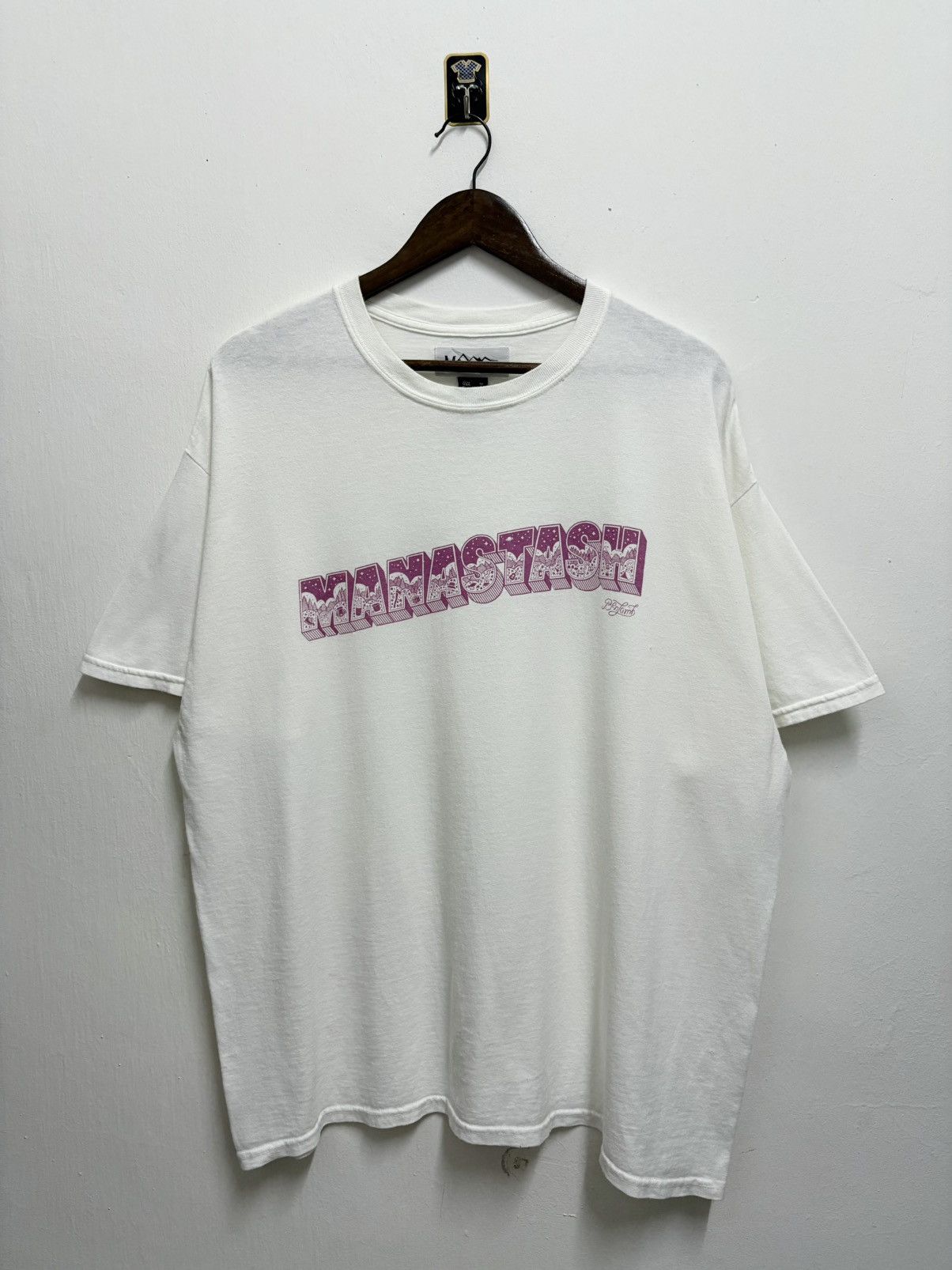 Japanese Brand × Manastash × Montbell 2000's Manastash - Art by Benjamin / Montbell T-Shirt Size US XL / EU 56 / 4 - 1 Thumbnail