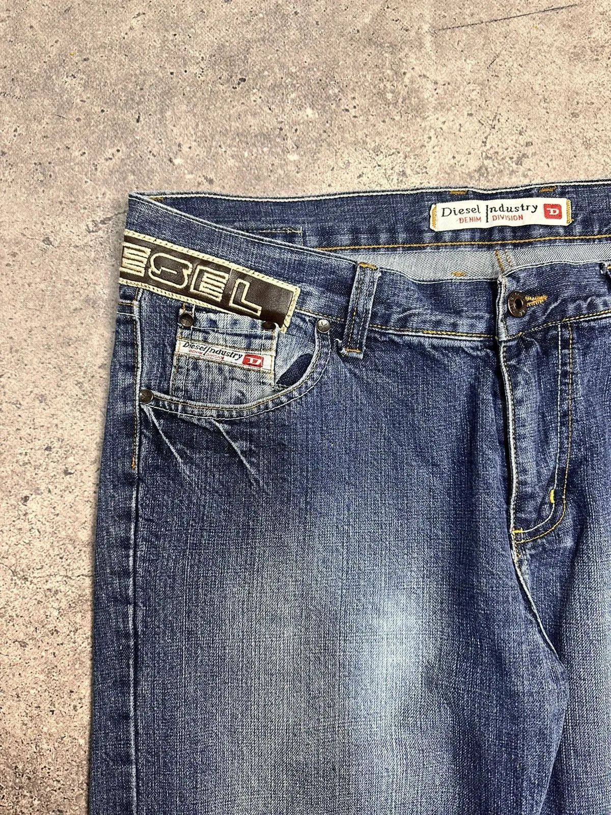Diesel Vintage Diesel Bontage Denim Cargo Pants Avantgarde Luxury Size US 38 / EU 54 - 6 Thumbnail