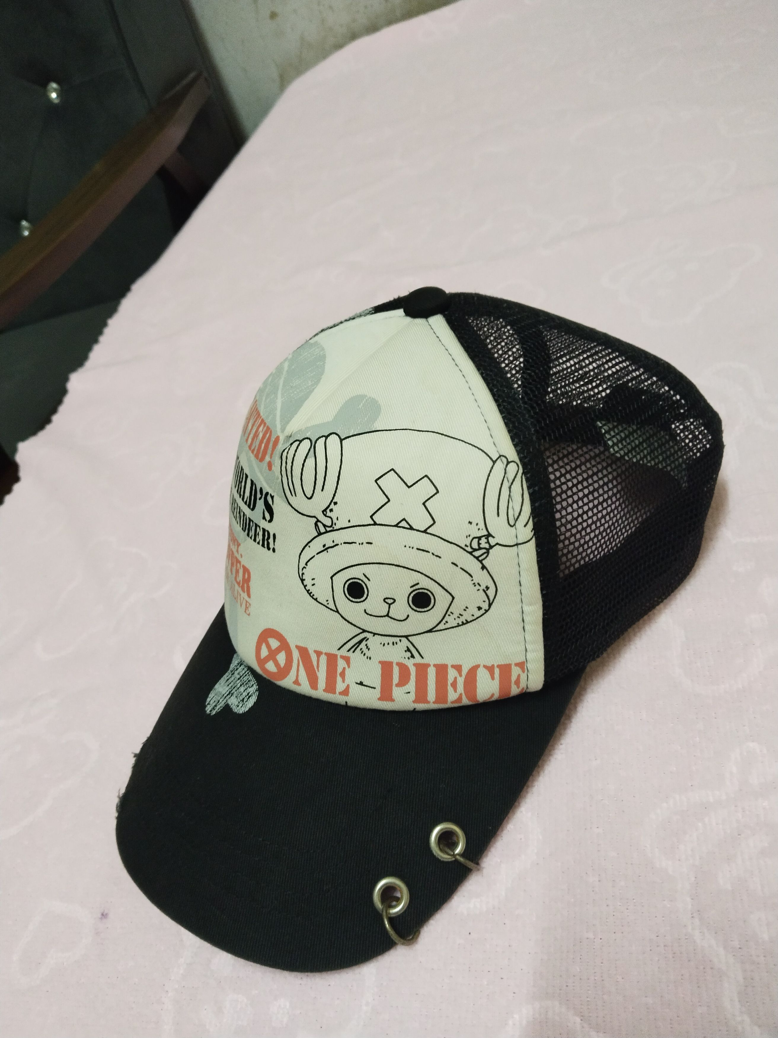Anime × One Piece × Vintage ONE PIECE DISTRESSED STYLE CAP Size ONE SIZE - 3 Thumbnail