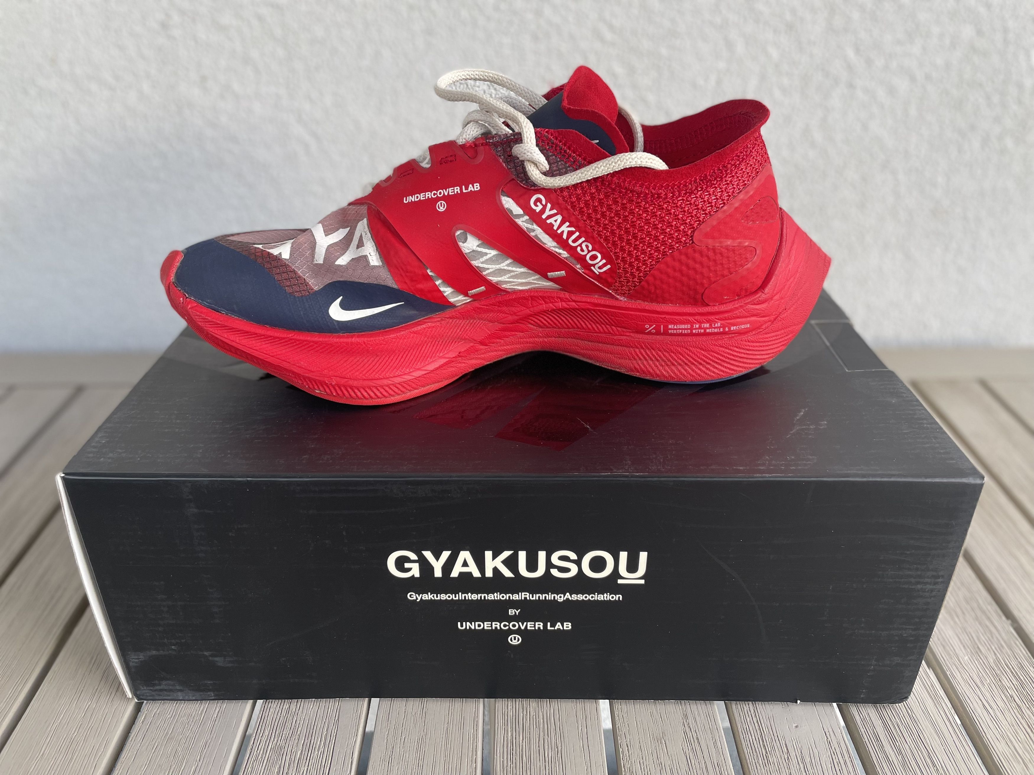 Gyakusou Men’s Nike × Undercover Gyakusou ZoomX Vaporfly Next% RARE Size US 6.5 / EU 39-40 - 5 Thumbnail