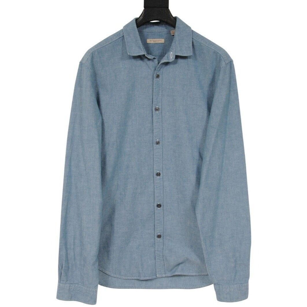 Burberry Burberry Brit Denim Button Down Shirt Blue Jean Size US M / EU 48-50 / 2 - 1 Thumbnail
