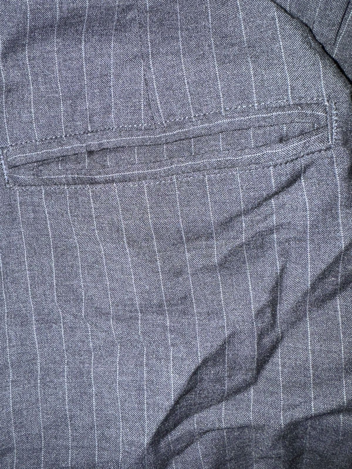 Enfants Riches Deprimes ERD Grey Pinstripe Assemblage Pleated Trousers Size US 36 / EU 52 - 11 Thumbnail