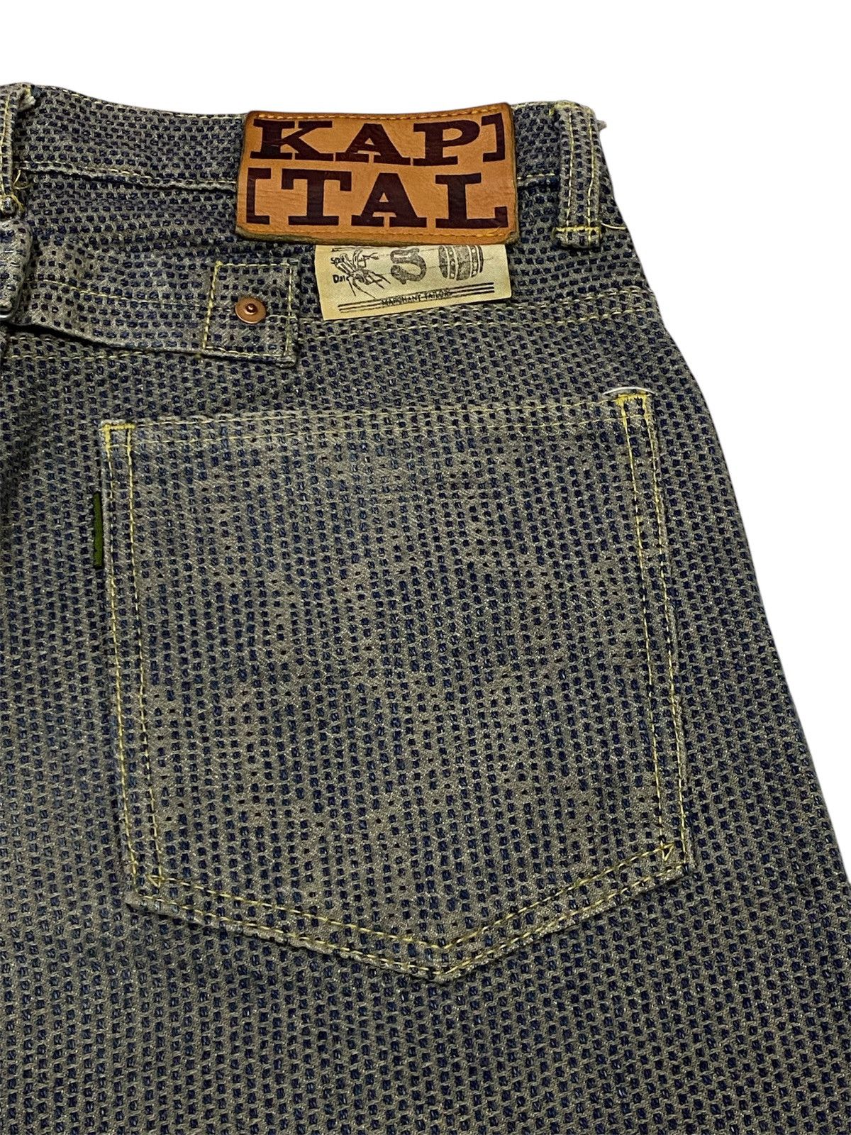 Kapital Kapital Century Monkey Cisco ( Sashiko ) Denim Pants Size US 30 / EU 46 - 12 Thumbnail