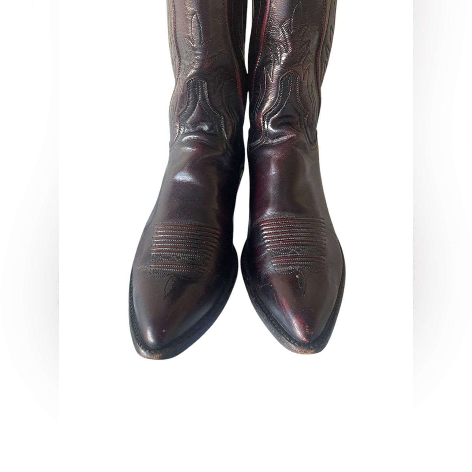 Lucchese Lucchese Seville Men's Cowboy Western Goat Skin Boots, 9.5B Size US 9.5 / EU 42-43 - 2 Thumbnail