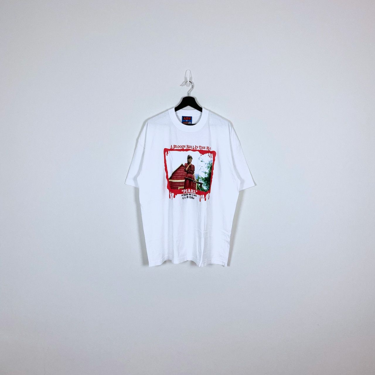Online Ceramics X A24 PEARL "KILLING'S EASIER THAN YOU THINK" TEE Size US XL / EU 56 / 4 - 1 Thumbnail