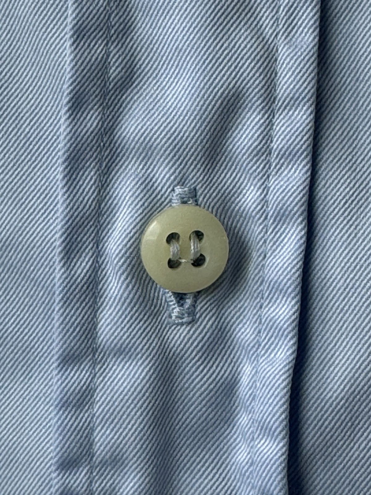 Bevilacqua BEVILACQUA Italy Handmade Mens Blue Cotton Dress Shirt Size US S / EU 44-46 / 1 - 24 Thumbnail