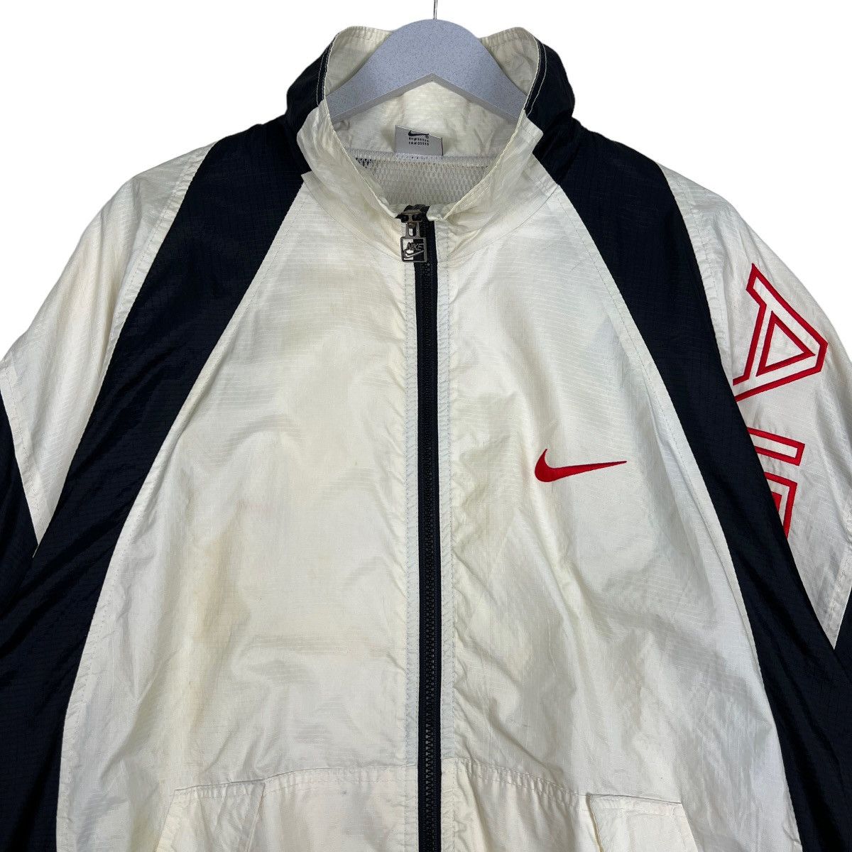 Nike 🔥 90s VINTAGE NIKE AIR TRAINER JACKET MADE IN MALAYSIA Size US XL / EU 56 / 4 - 4 Thumbnail
