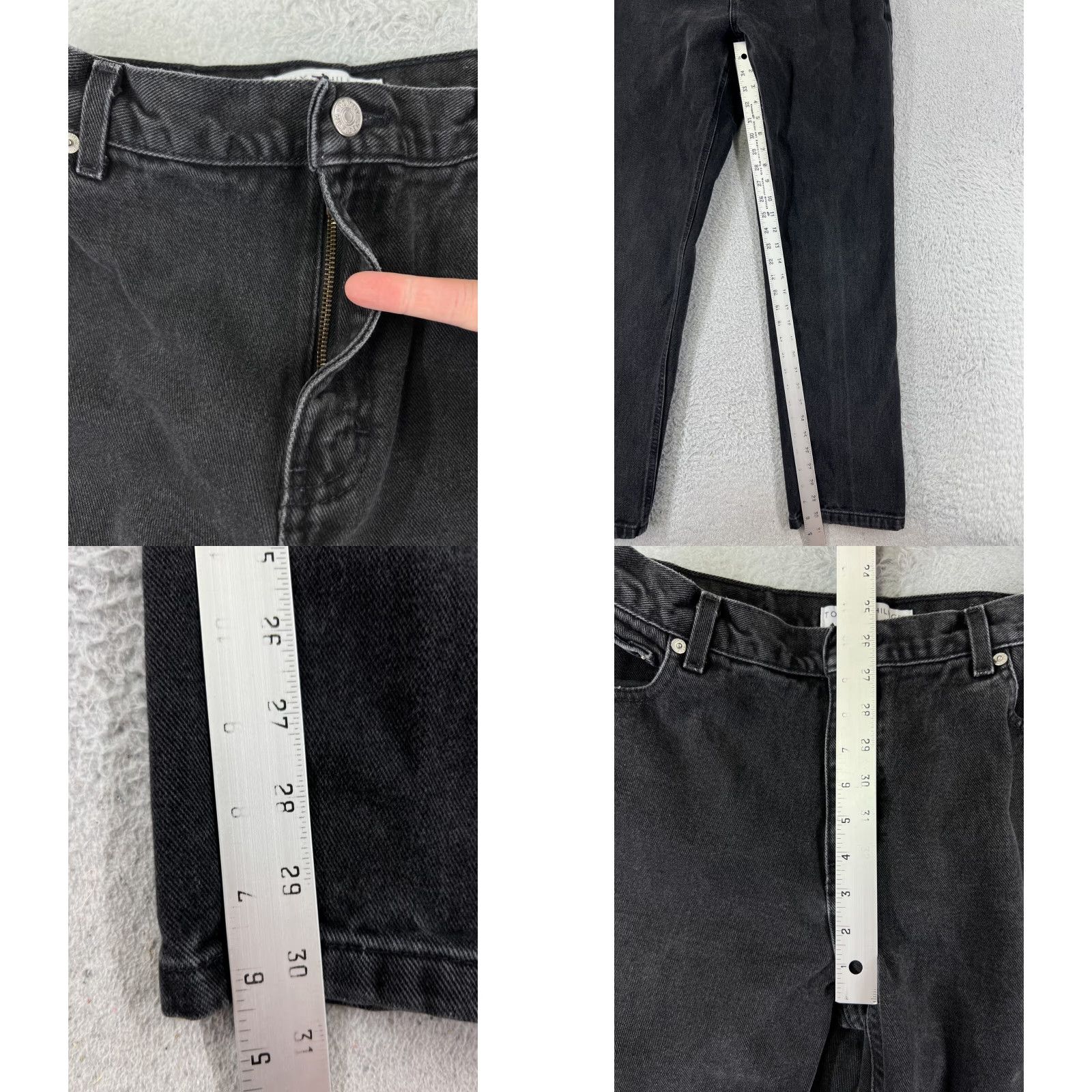 Tommy Hilfiger VINTAGE Tommy Hilfiger Jeans Women 12 Black Denim Straight Leg Cotton Blend Jeans Women 12 Black Denim Straight Leg Tommy Hilfiger vintage Size 34" / US 12 / IT 48 - 8 Thumbnail
