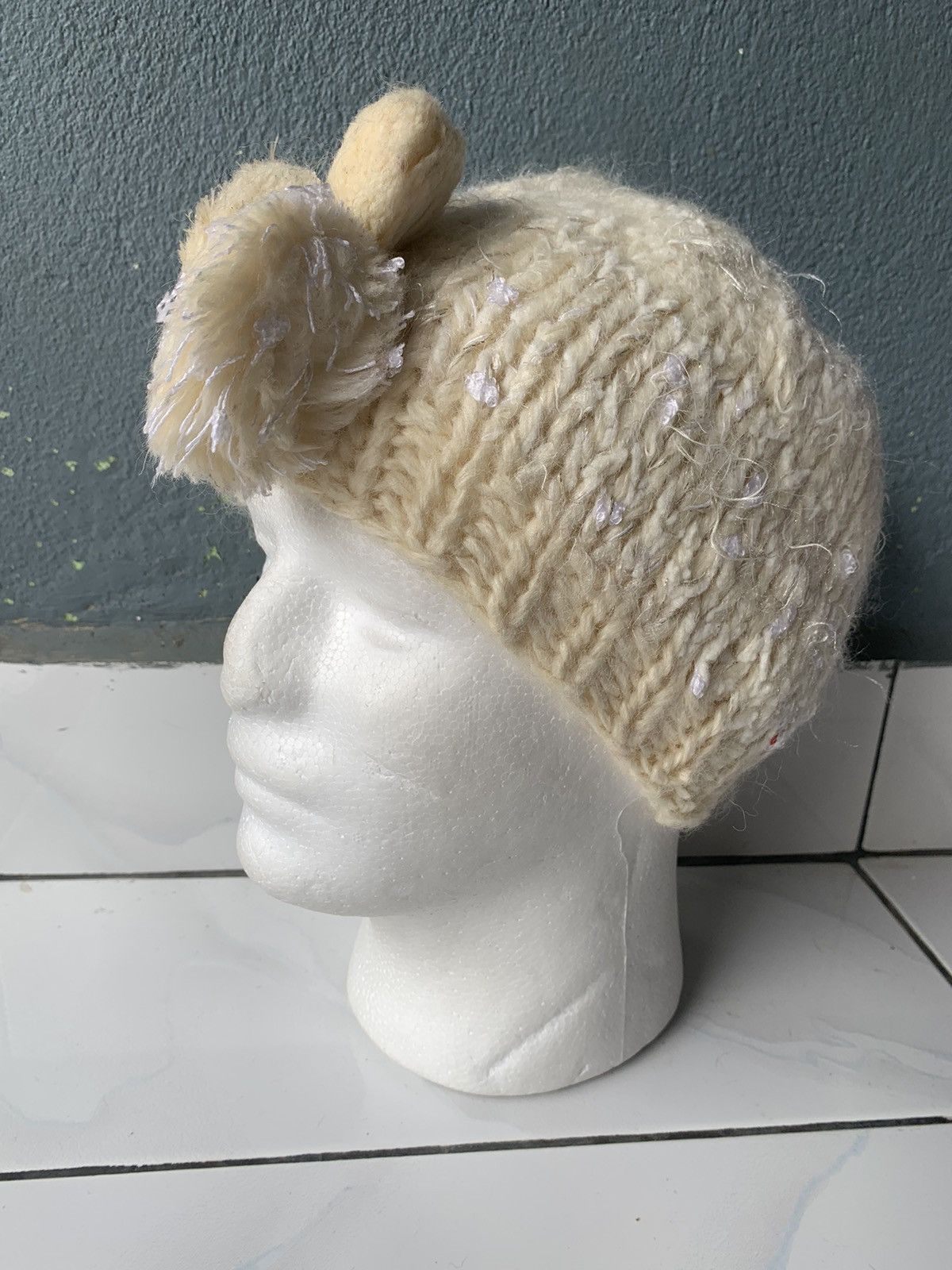 14th Addiction × CA4LA × Japanese Brand Punk Bondage style CA4LA knitted Hats Size ONE SIZE - 1 Thumbnail