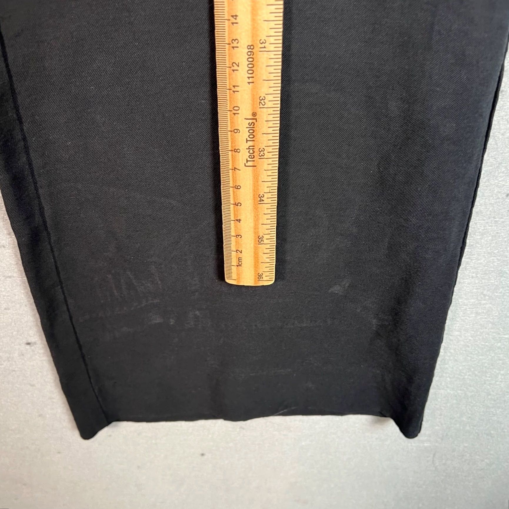 Mango Mango Womens Black Wide-Leg Trousers Viscose Blend Pants Size 2 Size 26" / US 2 / IT 38 - 6 Thumbnail