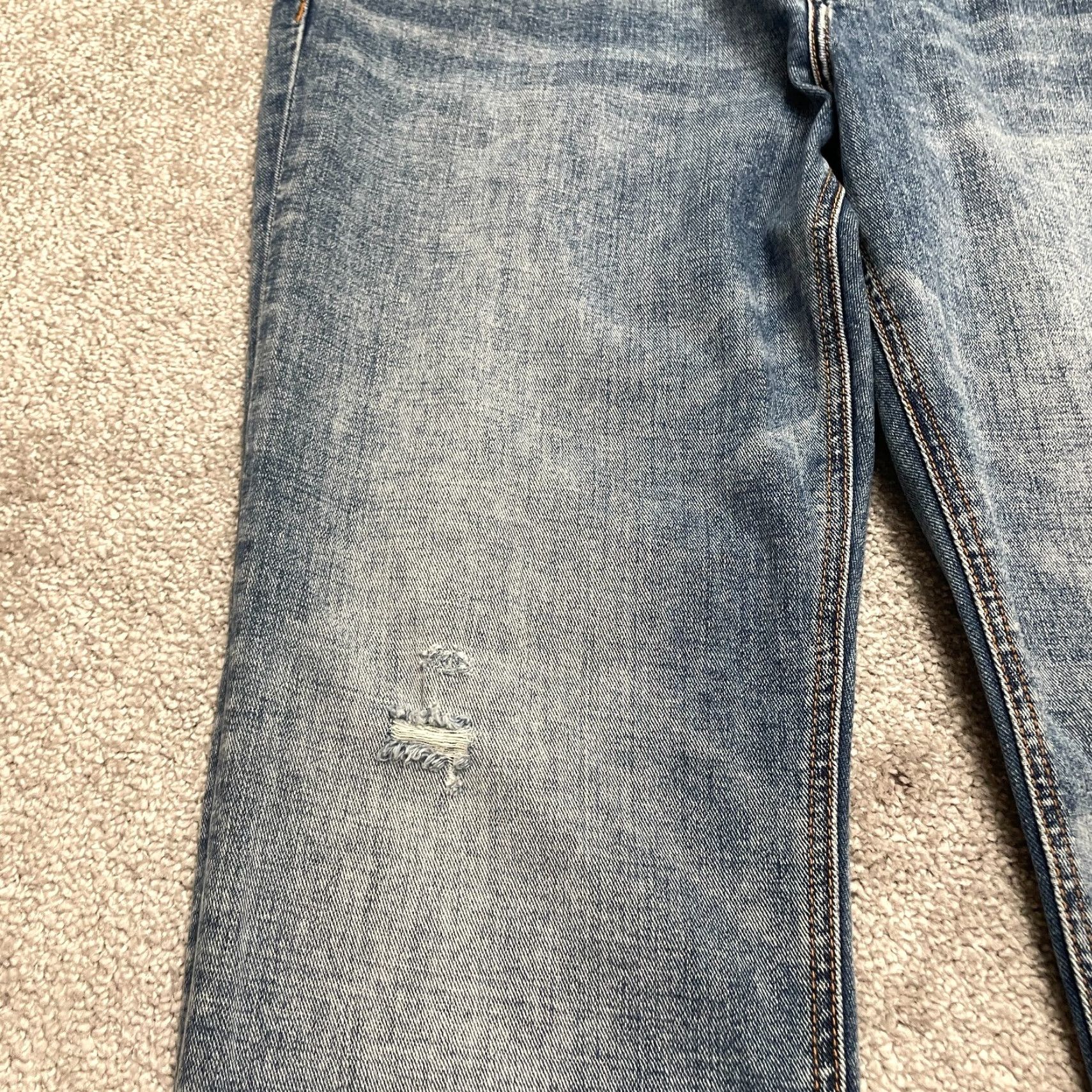 Rag Bone Boyfriend Jeans Womens 32 Blue Stone Wash Slim Fit