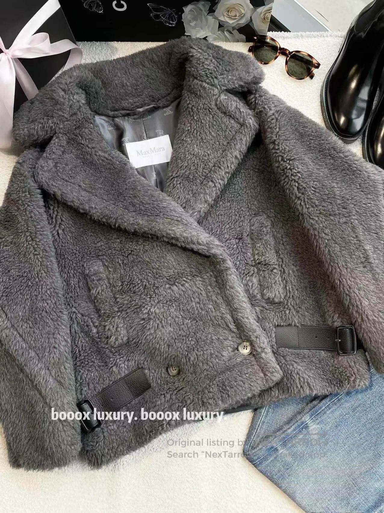 Max Mara Max Mara Short teddy jacket| Size XXS / US 00 / IT 34 - 1 Thumbnail
