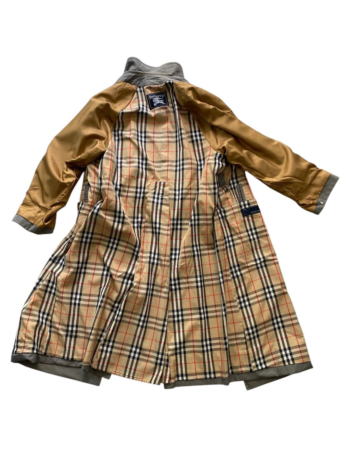 Burberry × Burberry Prorsum × Vintage Vintage BURBERRY TRENCH COAT double linning check plaid Size US L / EU 52-54 / 3 - 22 Thumbnail