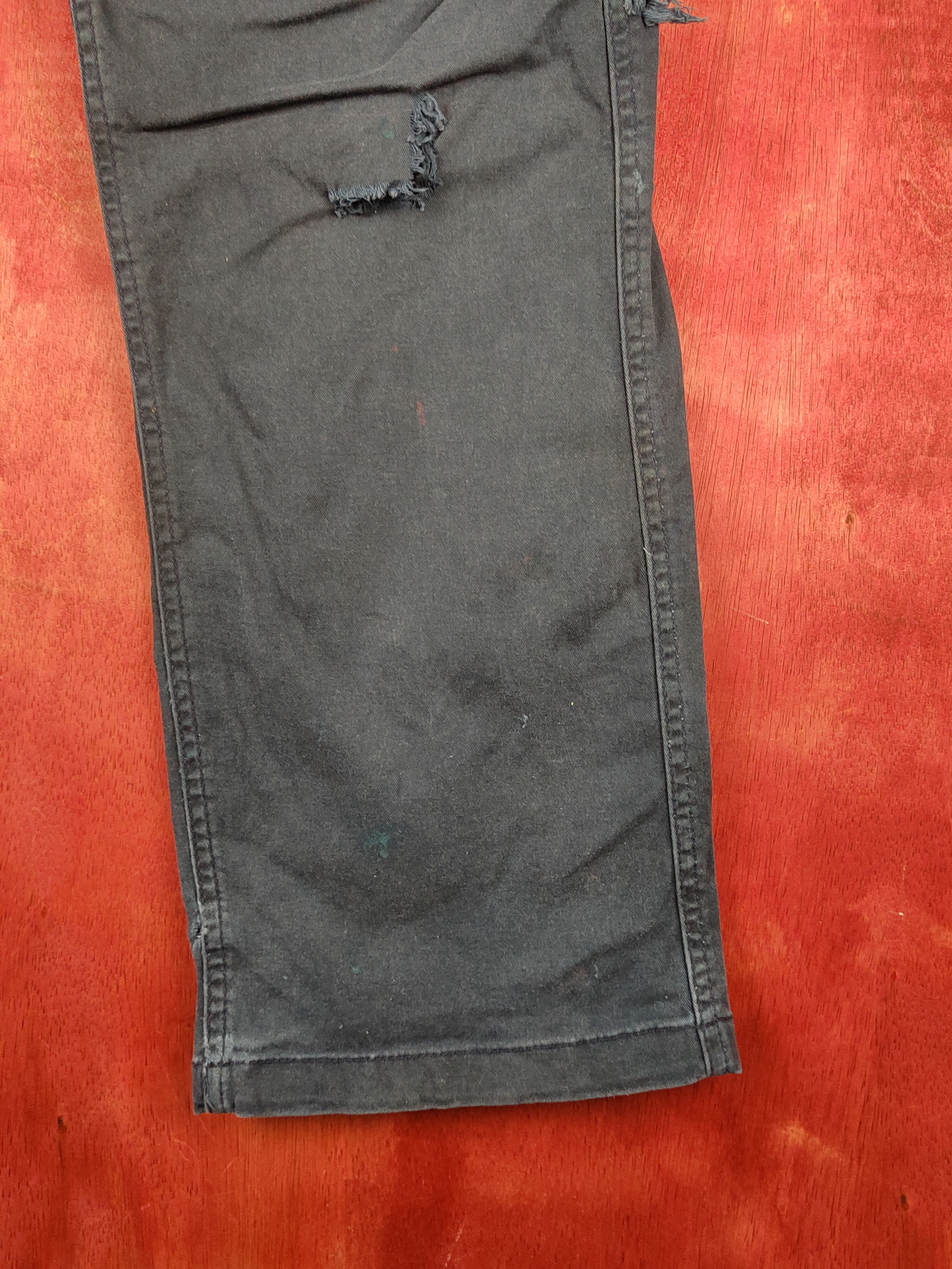 Japanese Brand Geride Dark Blue Multipocket Tactical Cargo Pants #S2152 Size US 34 / EU 50 - 7 Thumbnail