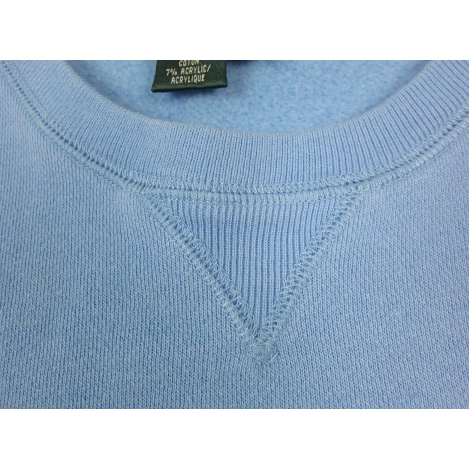 Ralph Lauren VINTAGE Lauren Ralph Lauren Sweatshirt Womens 2X Blue Crew Neck Knit Pullover Logo City Classic All Seasons Fall Winter Spring Womens Size XXL / US 16-18 / IT 52-54 - 4 Thumbnail